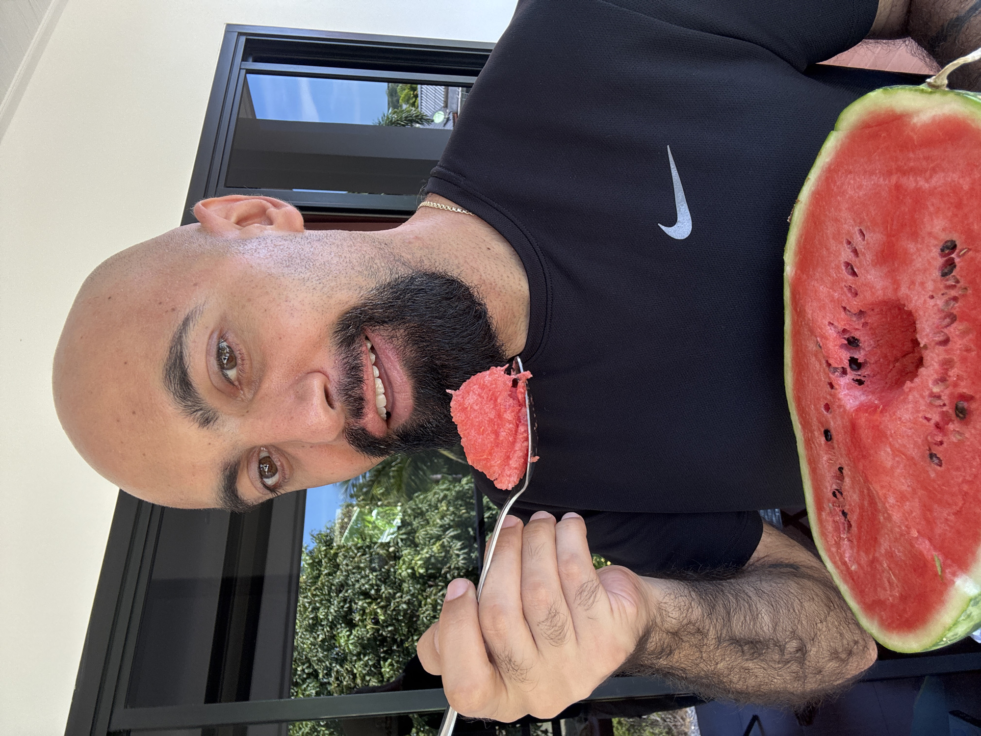 Watermelon breakfast and outdoor moments in Ko Samui