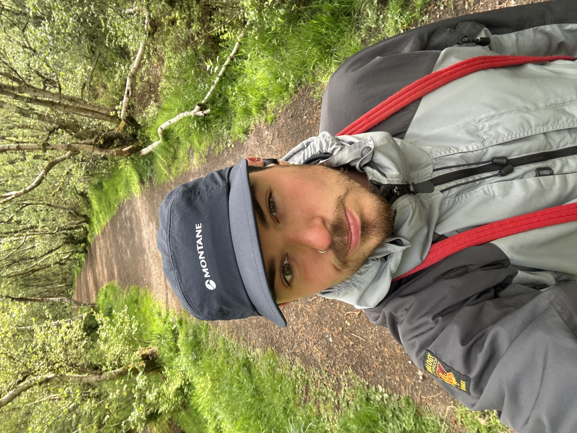 Hiker and dog spotted on forest trail Monday morning