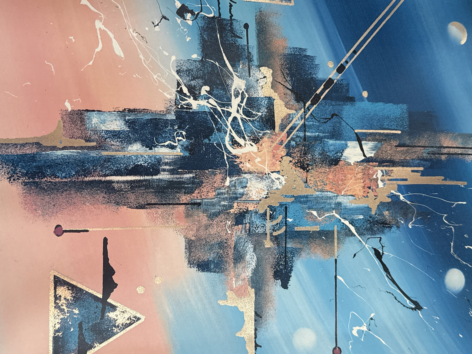 Abstract paintings, ballerina art, and ornaments in Vienna