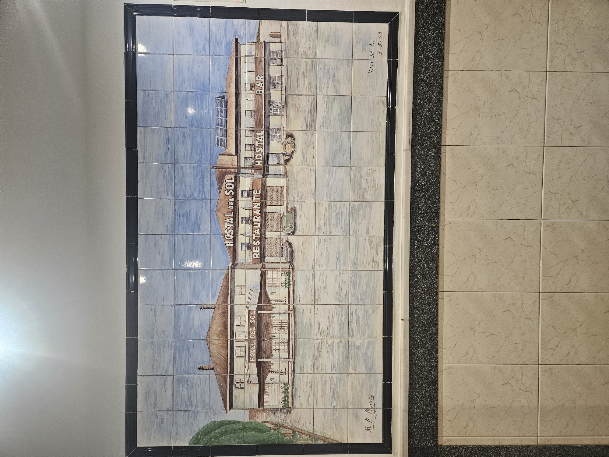 Morning documentation of Villa del Río landmarks and interiors
