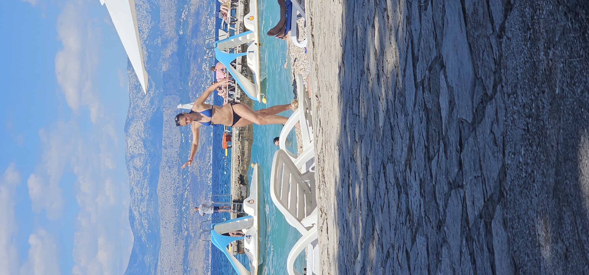 A laid-back summer day along the Supetar waterfront