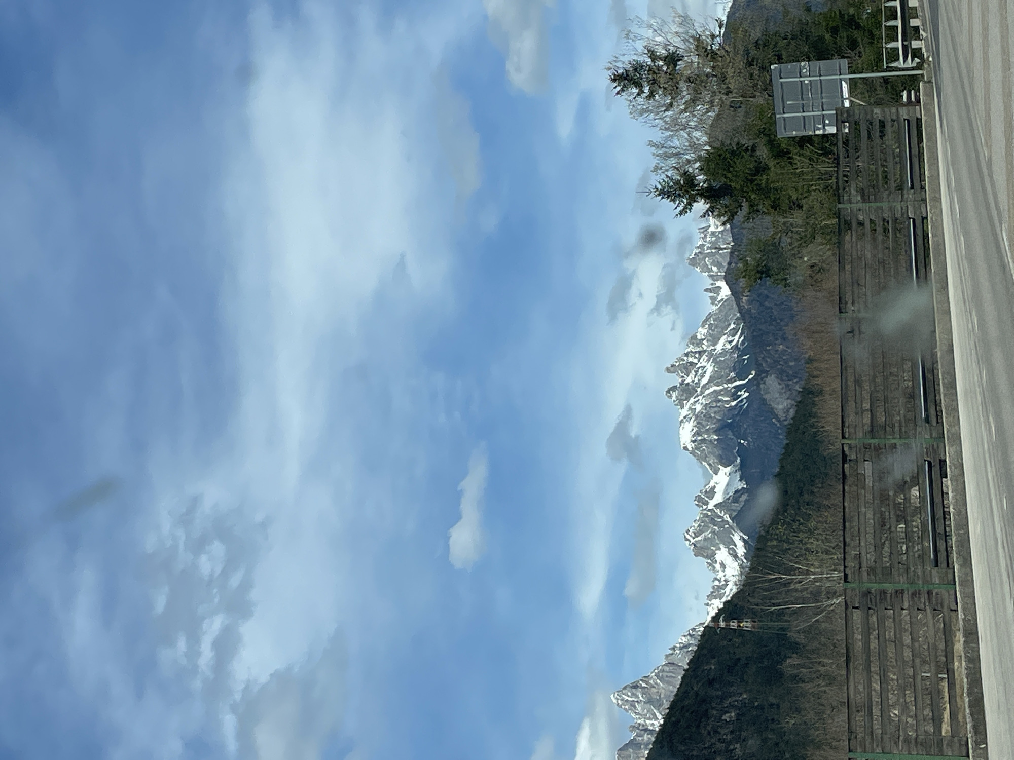 Snow-capped mountain landscape documented in Caralte, Italy