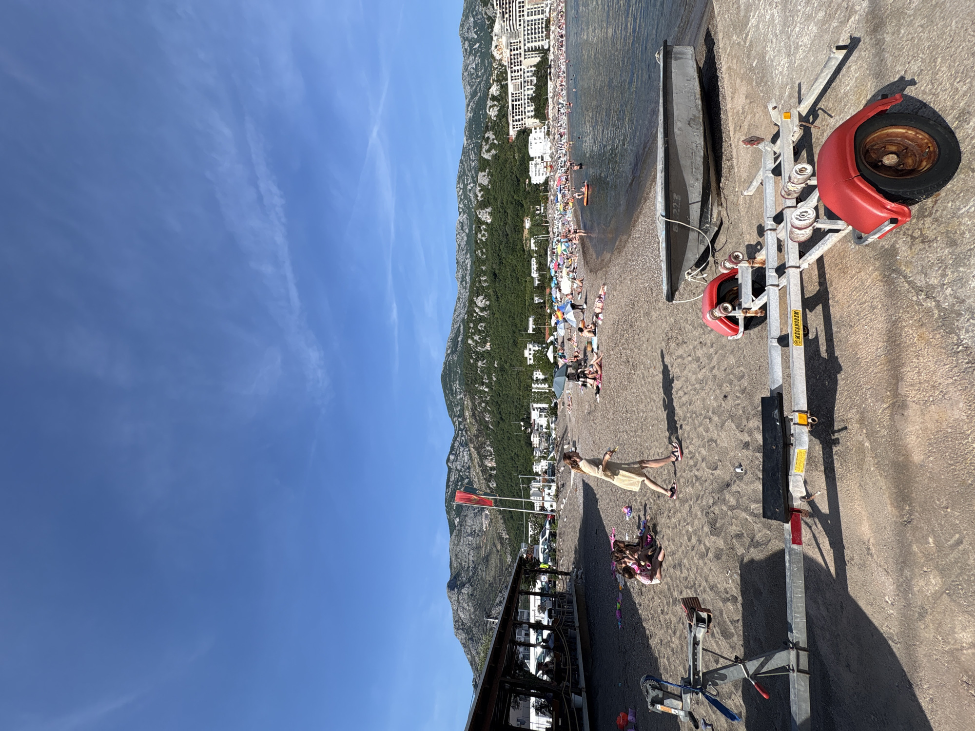 Summer Beach Day Unfolds at Čanj, Montenegro Coast