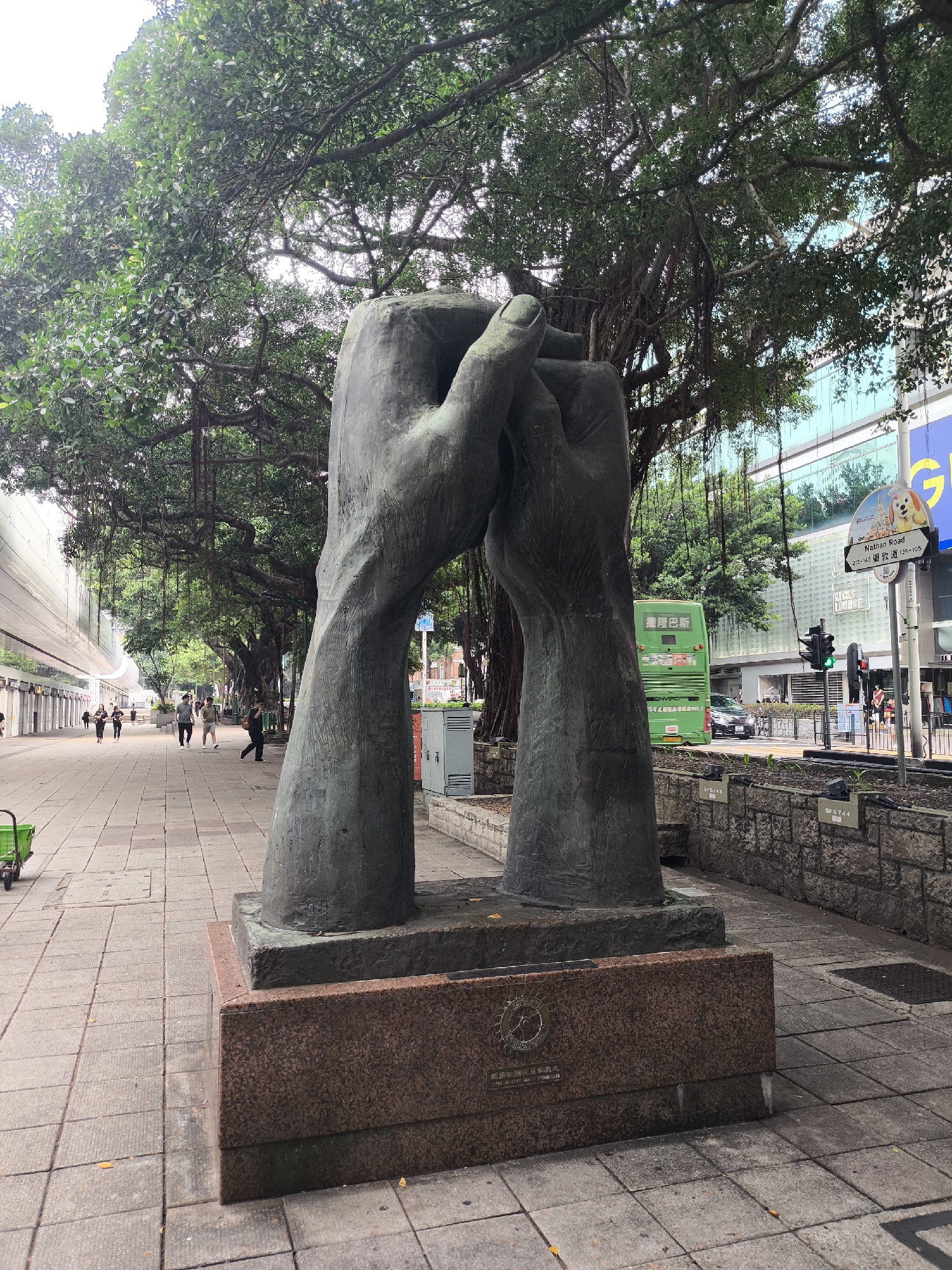 Comic character statues and sculptures documented at Kowloon Park