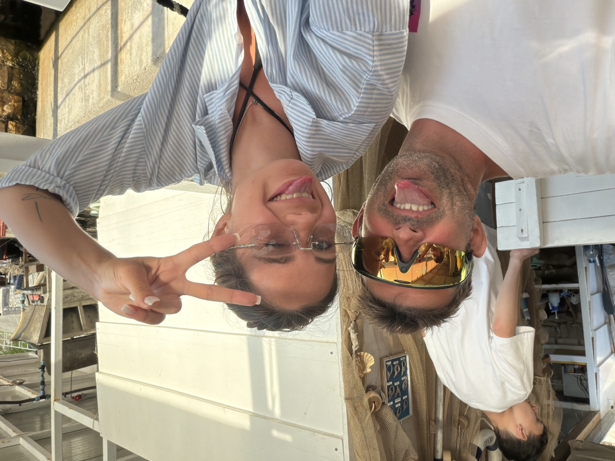 Tourists dine on oysters at Montenegro waterfront restaurant