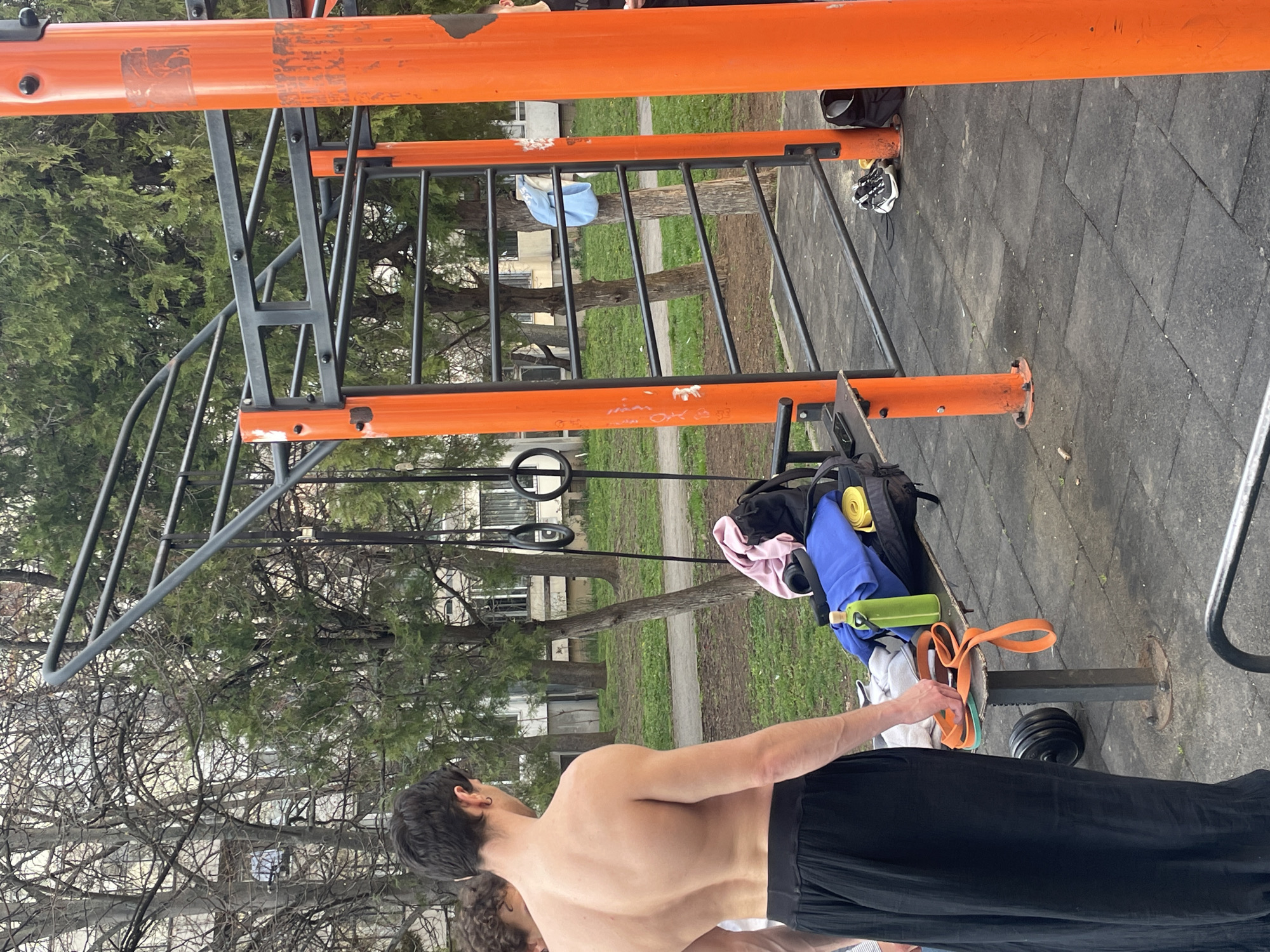 Sofia residents document exercise area and meal moments