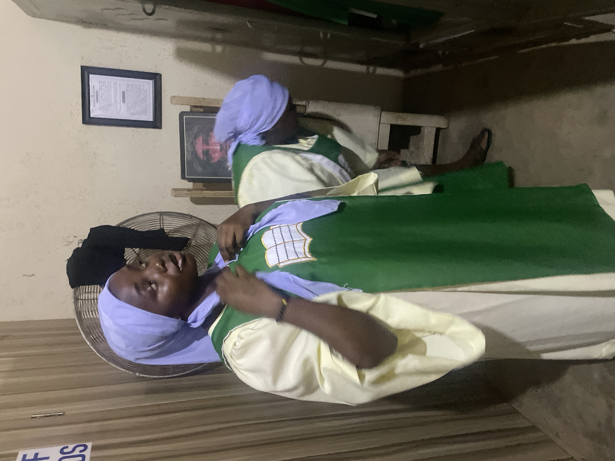 Sunday morning church service across two Nigerian congregations