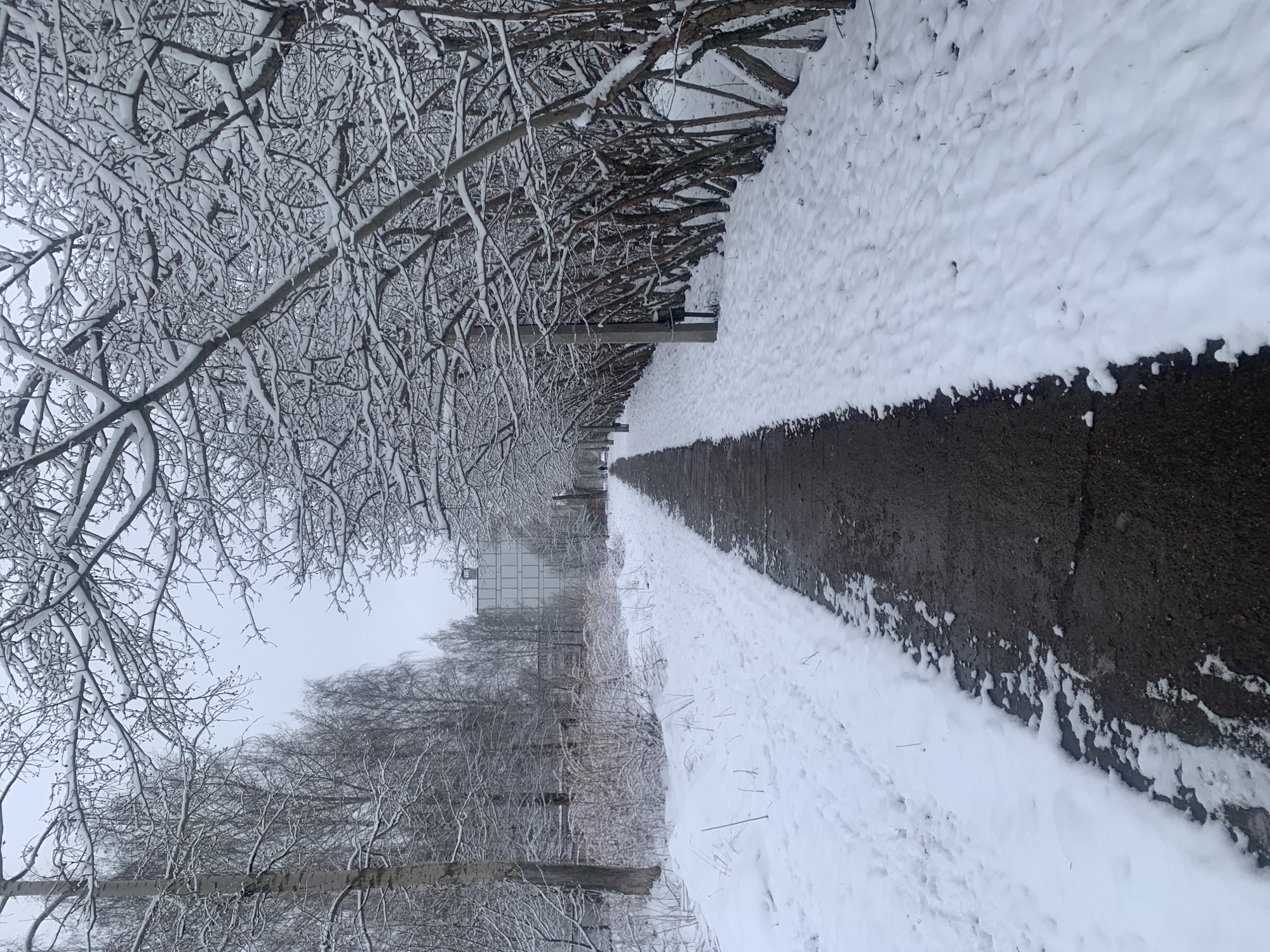 Winter scenes documented in snowy Chaikovsky, Russia