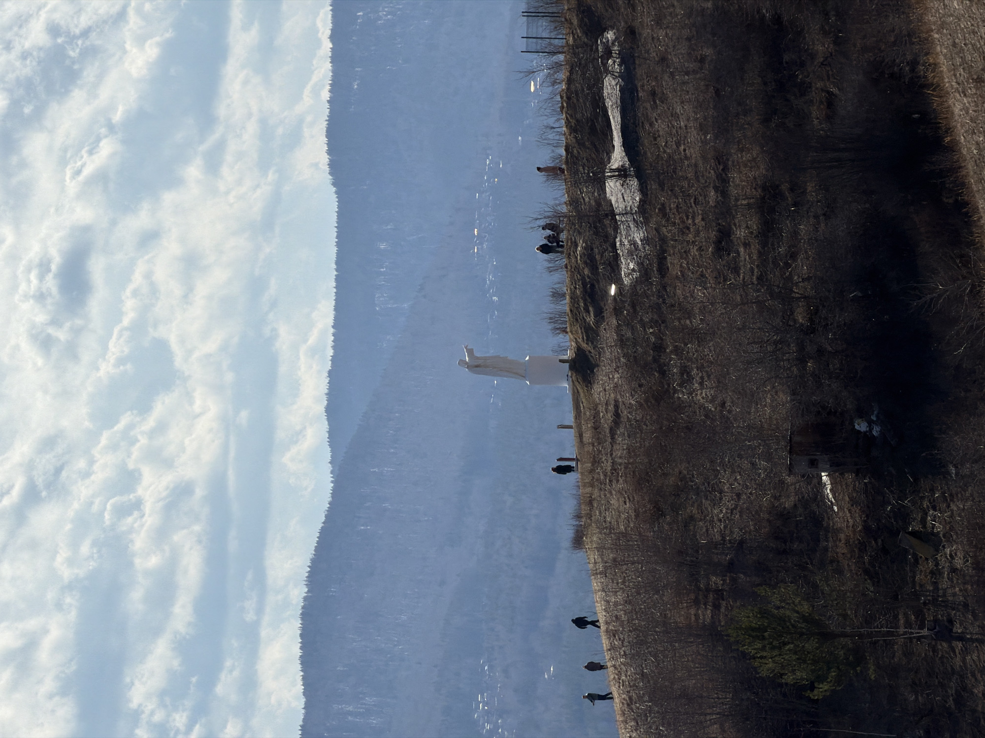 Krasnoyarsk landmark and river views documented from hillside vantage