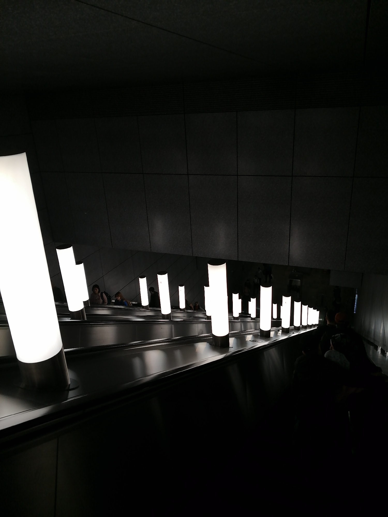 Moscow Metro Station Operations Documented During Midday Transit Period