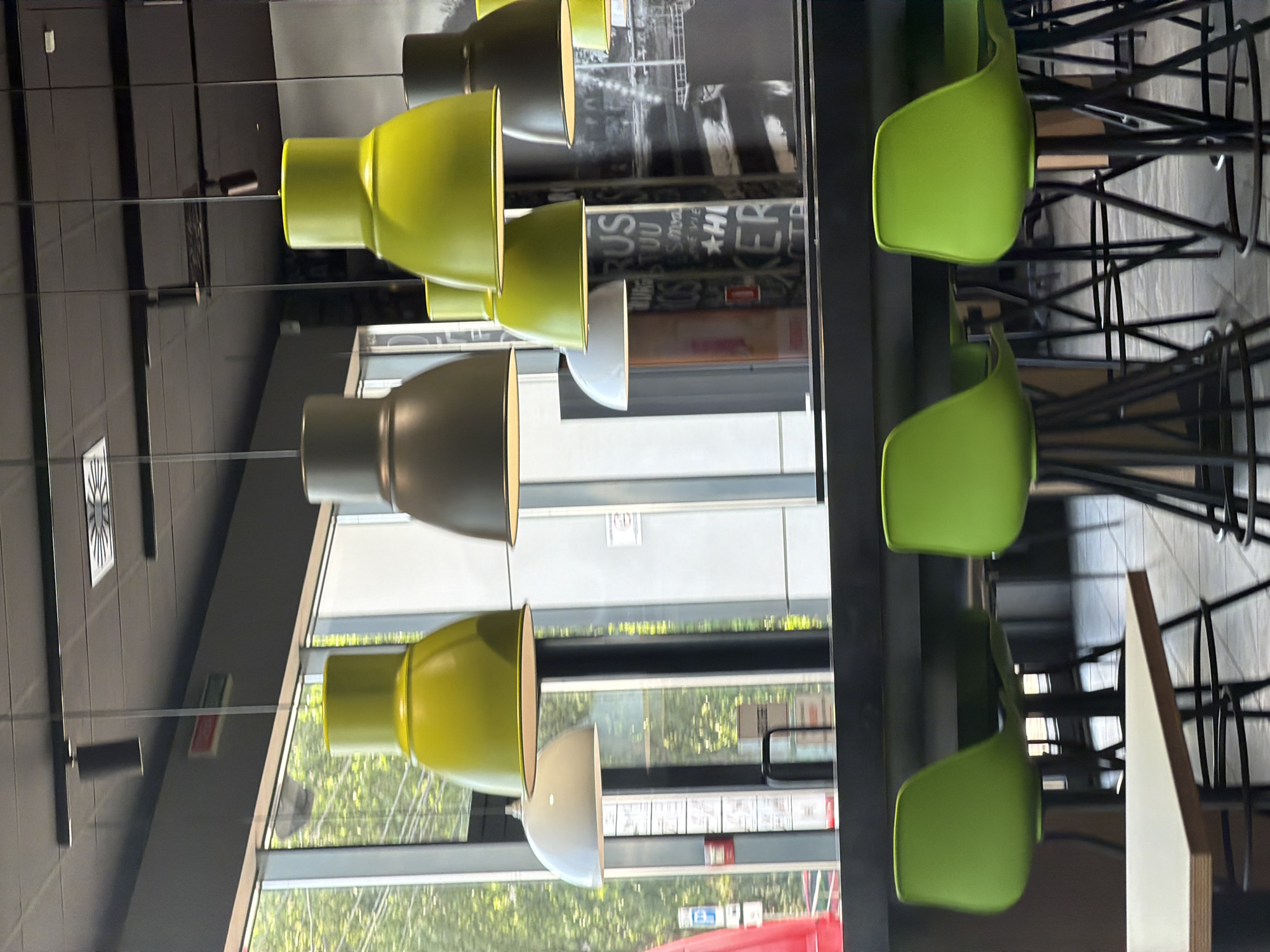Lunch stop at a Hesburger in Kyiv