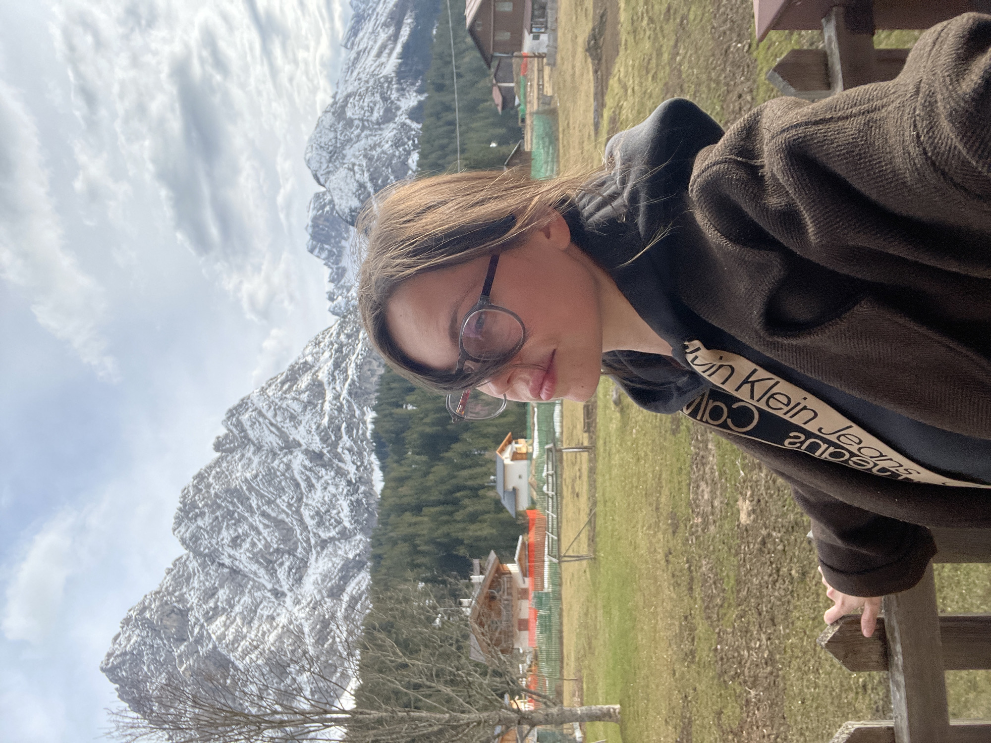 Alpine scenery and visitor captured in Sappada, Italy