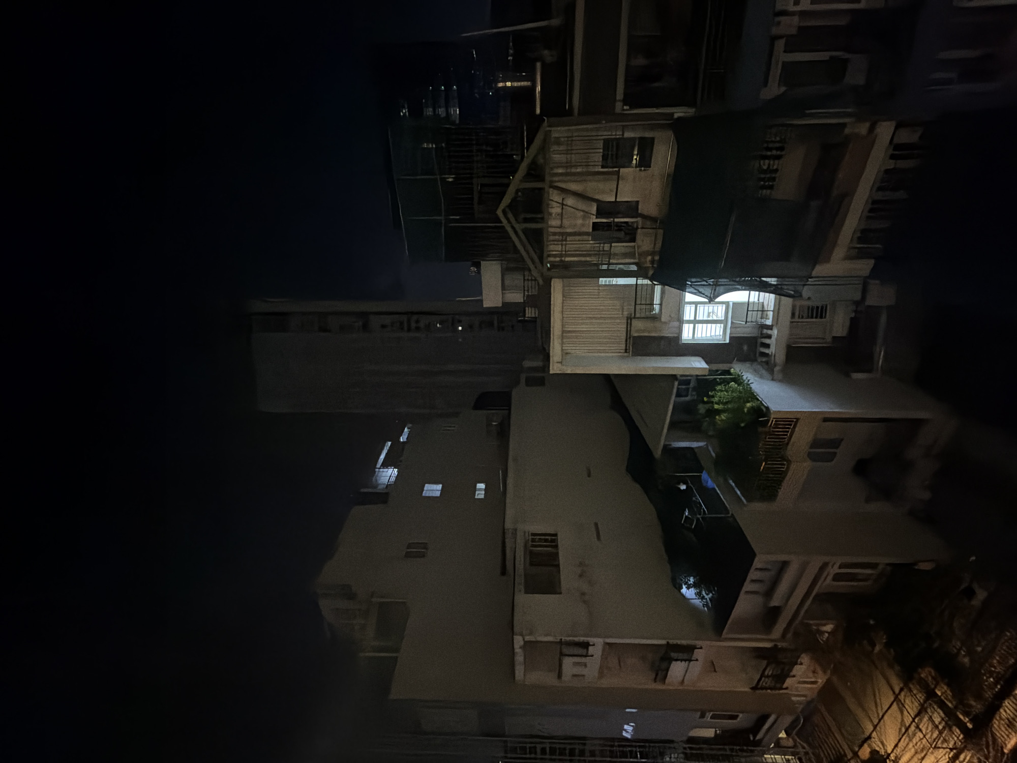 Nighttime urban landscape captured from elevated view in Thủ Đức