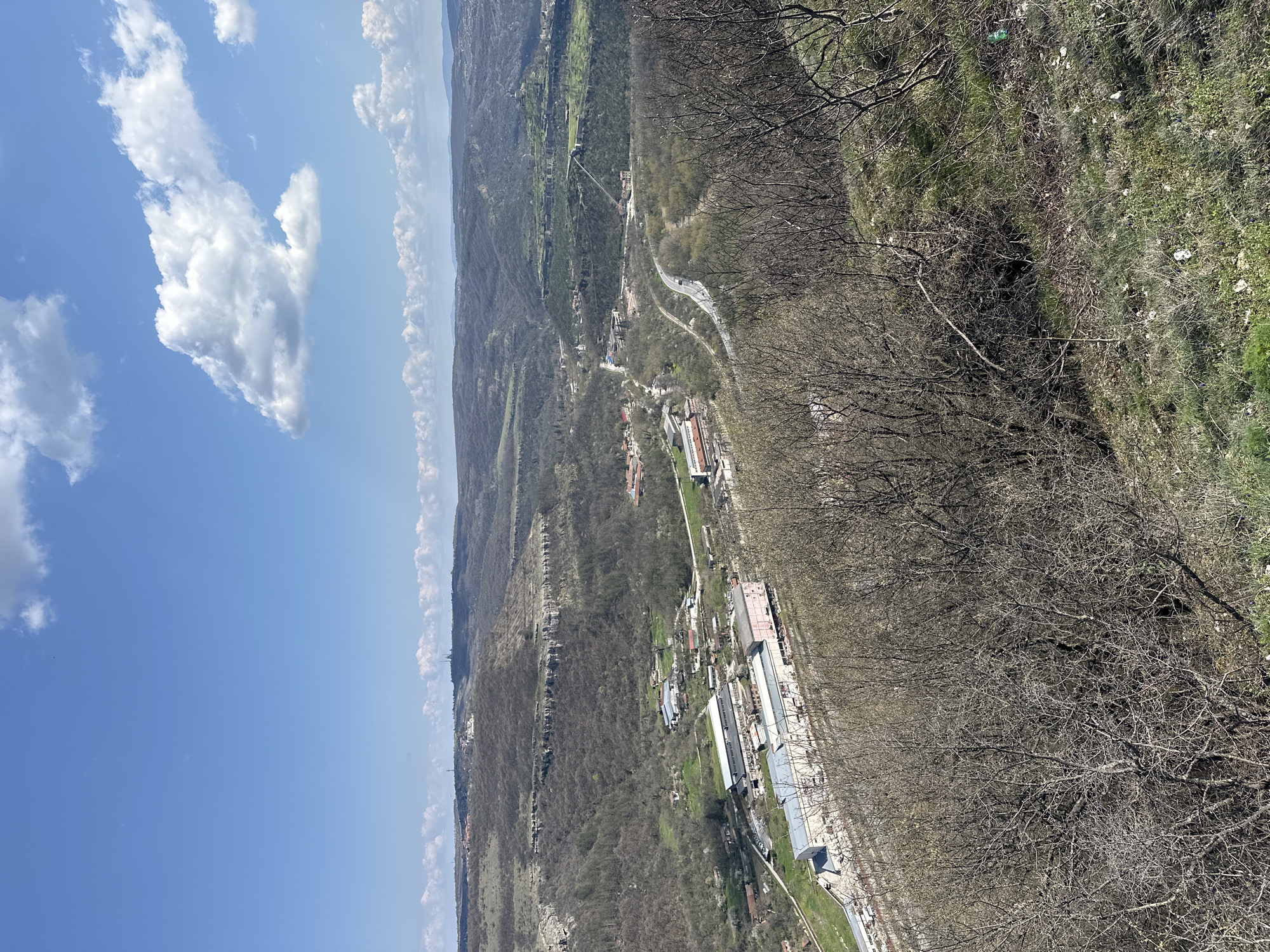 Spring landscape view captured in Veliko Tarnovo, Bulgaria