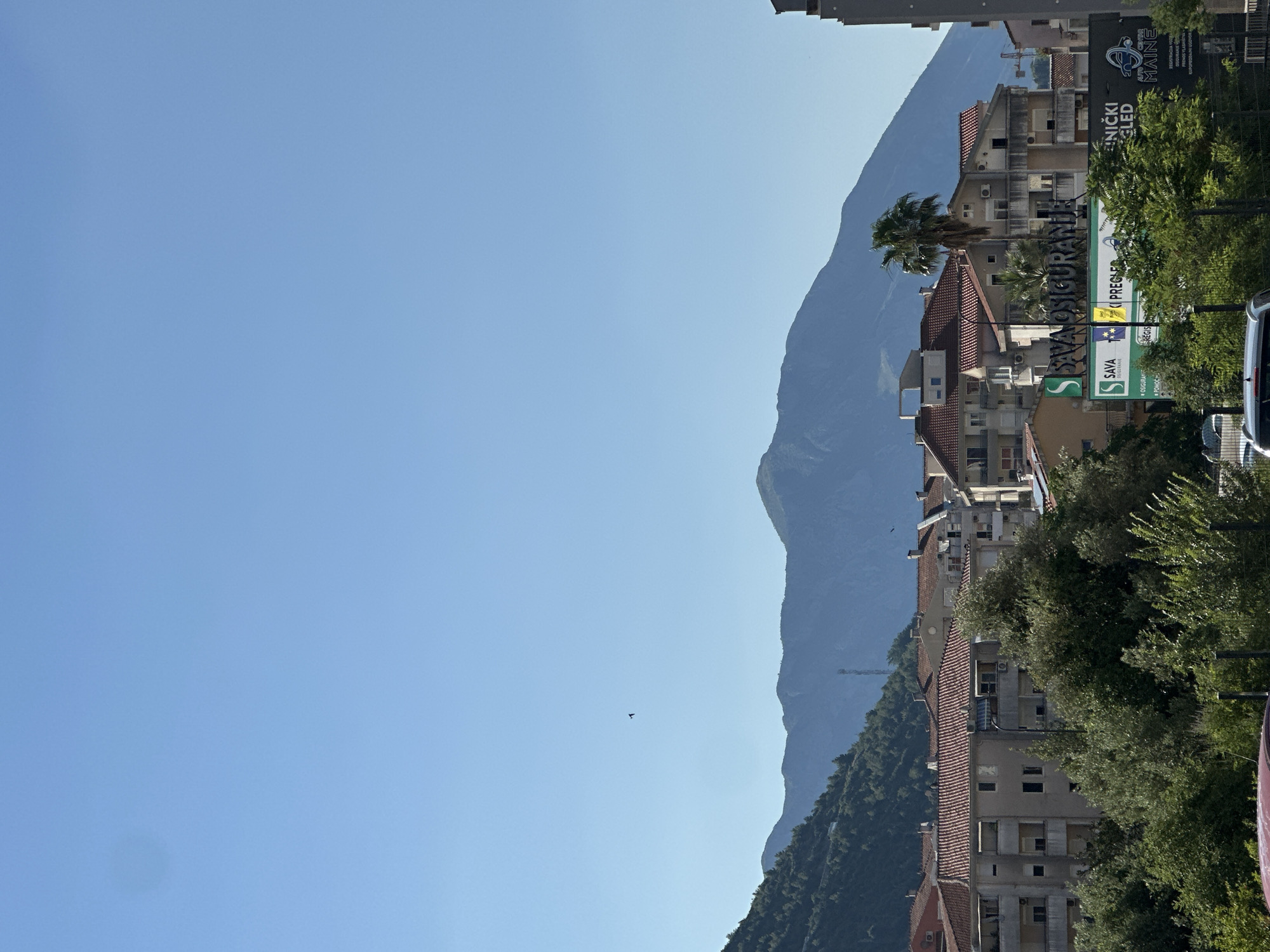 Morning departure from a Podostrog apartment, Montenegro