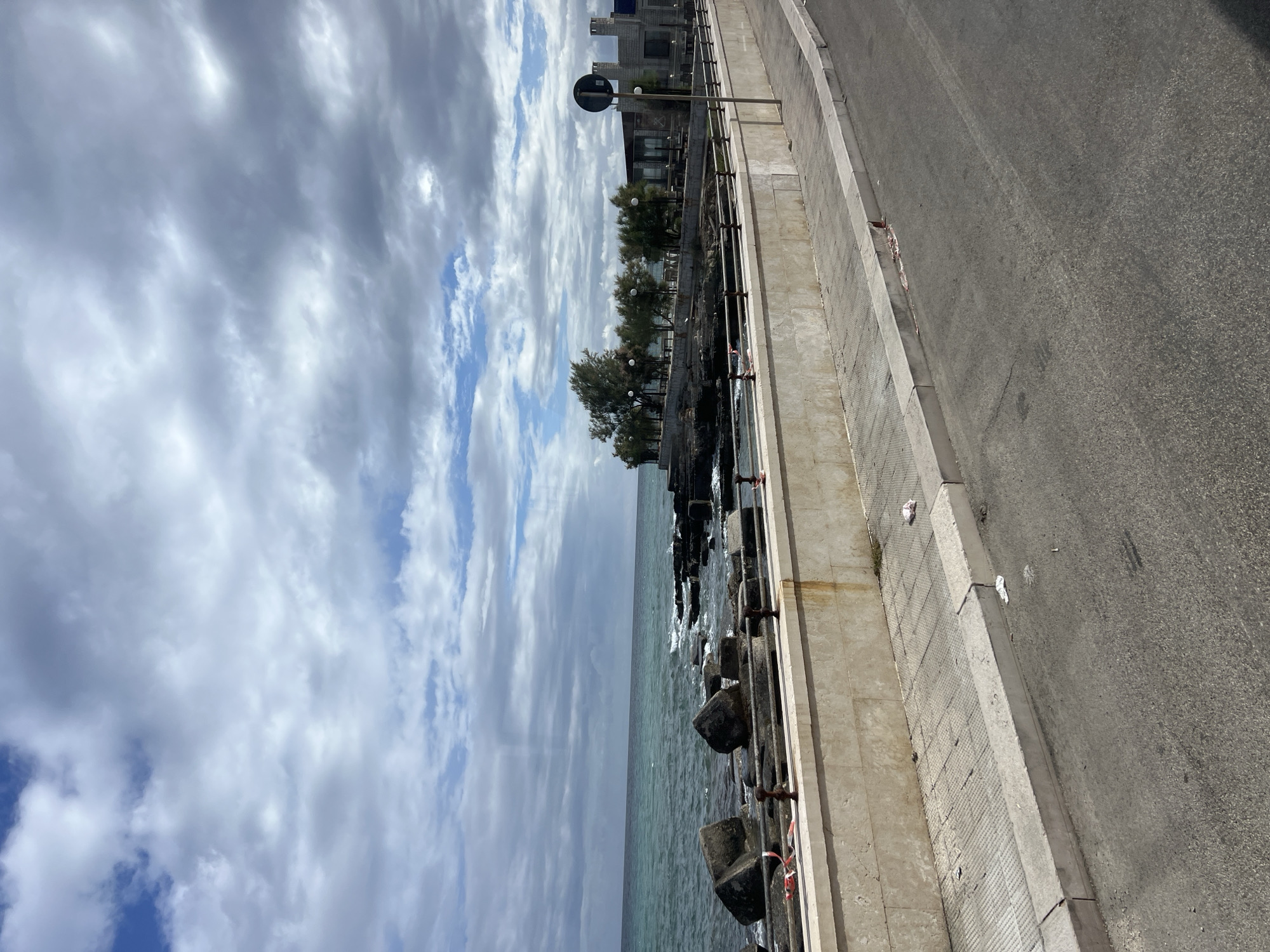Morning scenes captured along Bari's coastal roads and streets