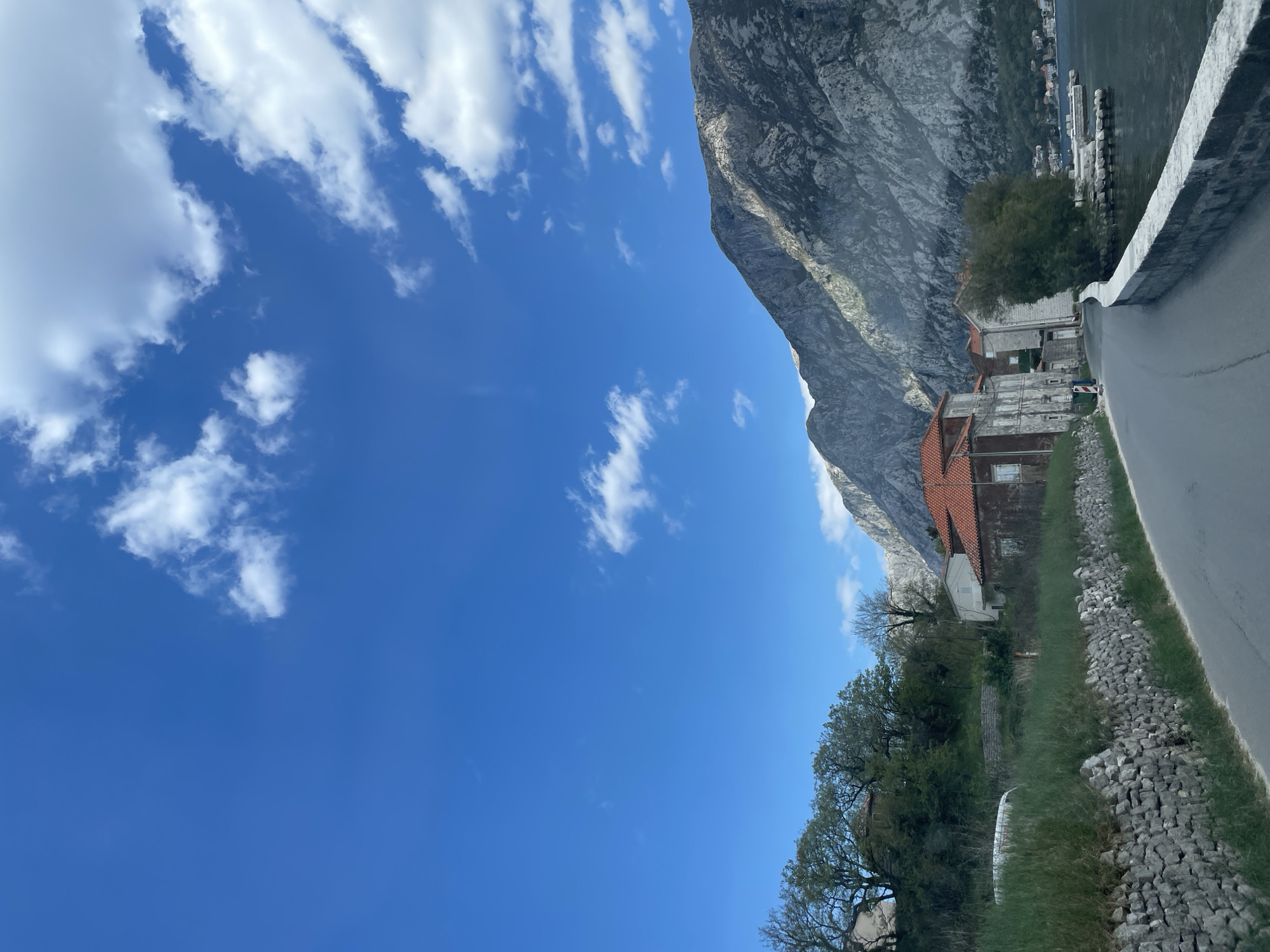 Clear skies documented in coastal Montenegro town