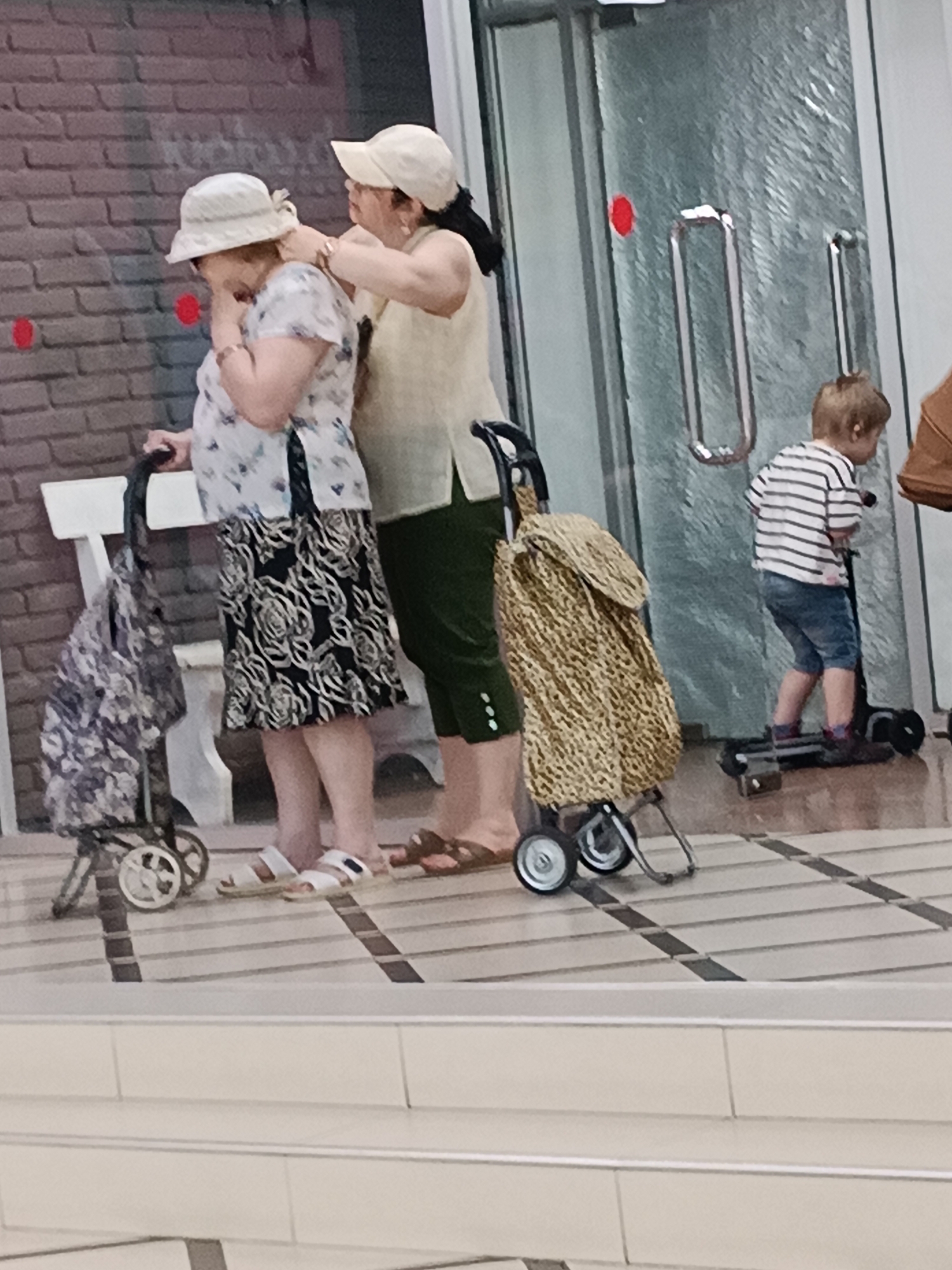 Morning at a Chișinău shopping center, scooters and sweets included