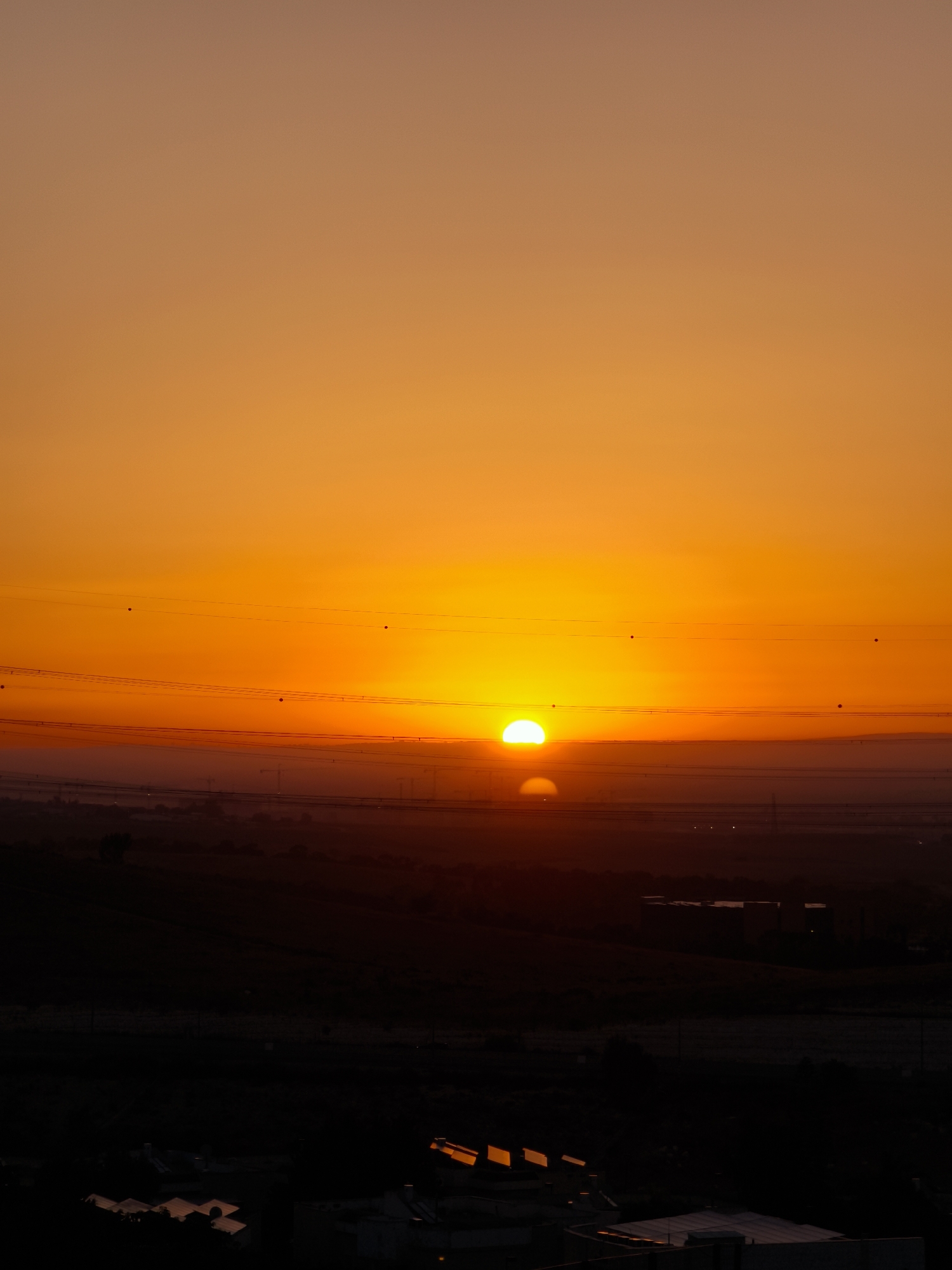 Sunset over Be'er-Sheva, captured from multiple angles