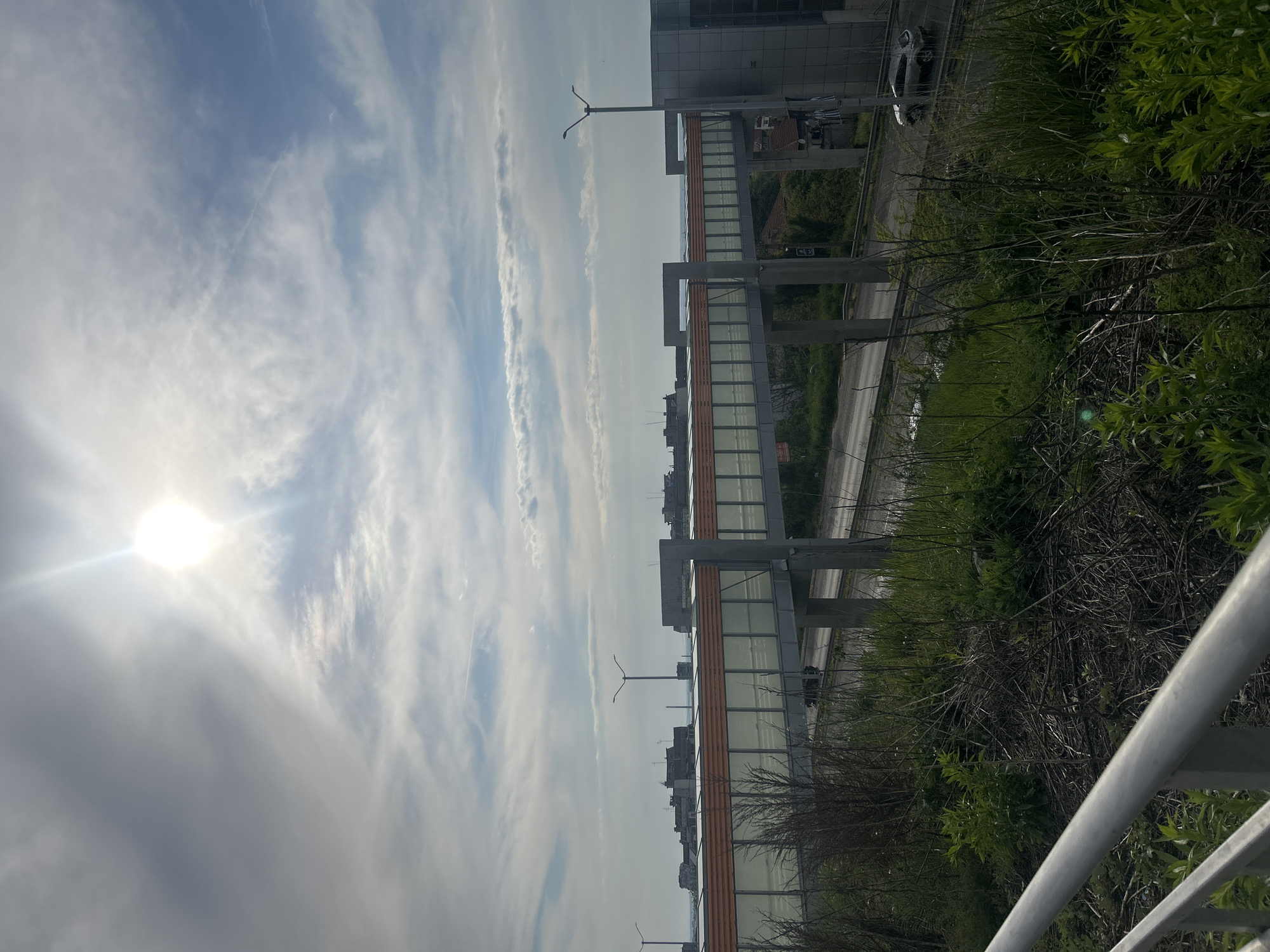 Individual documents urban views and selfie in Ruse, Bulgaria