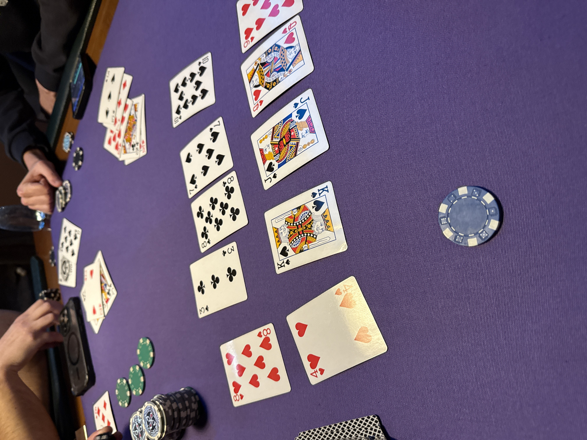 Poker game underway in Sofia