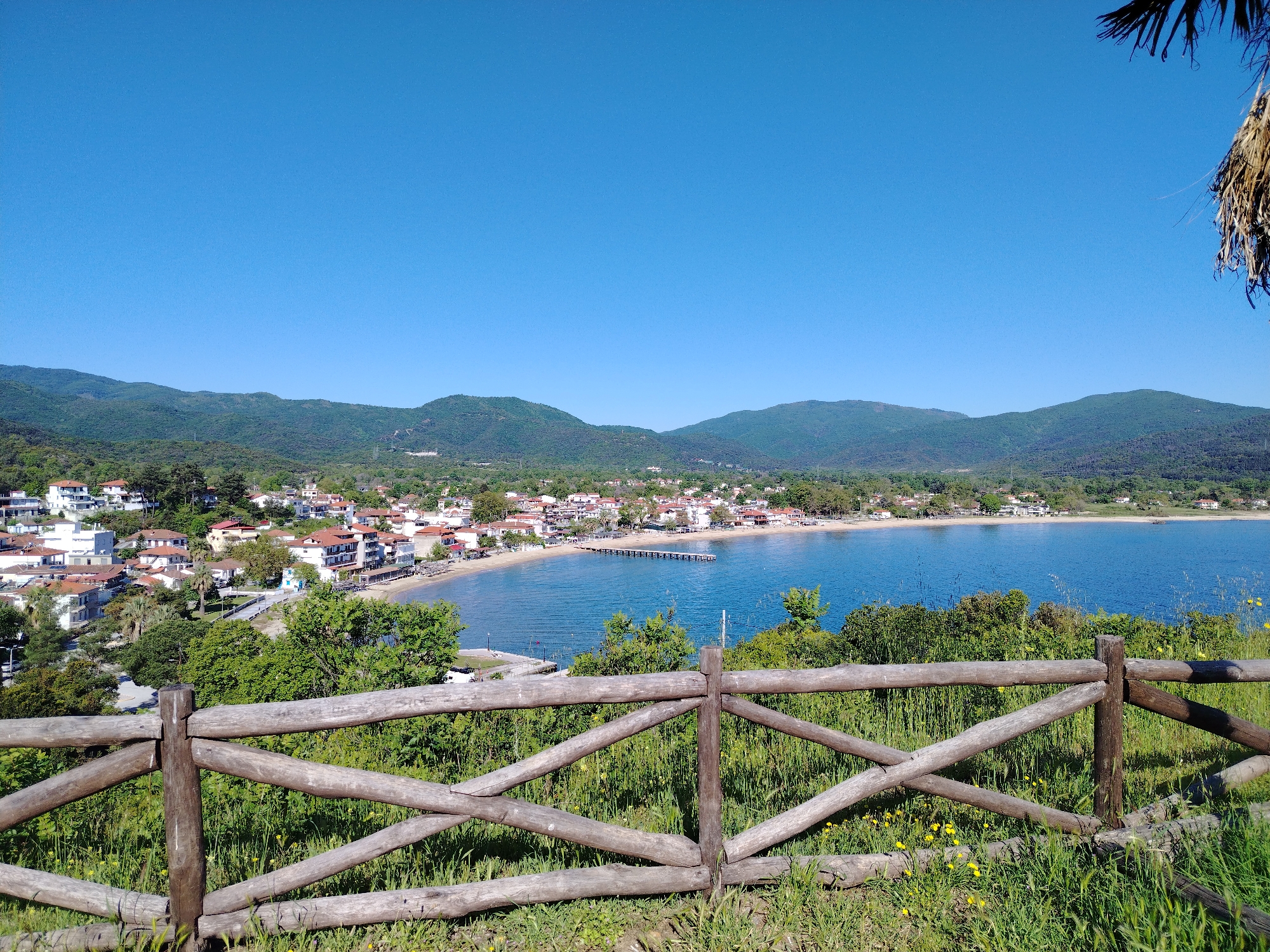 Morning coastal scenes documented in Olympiada, Greece