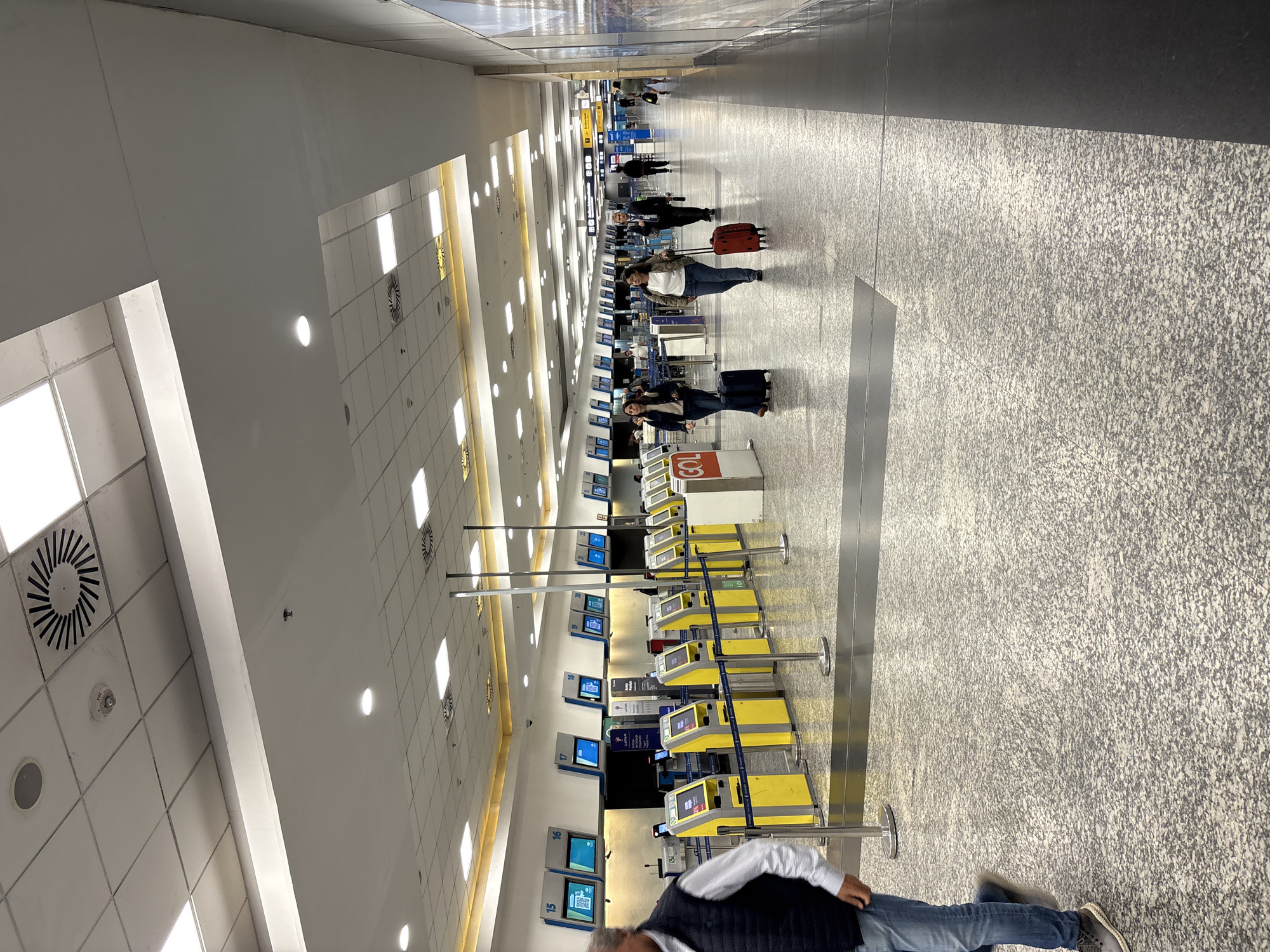 Late night airport terminal scenes documented in Buenos Aires