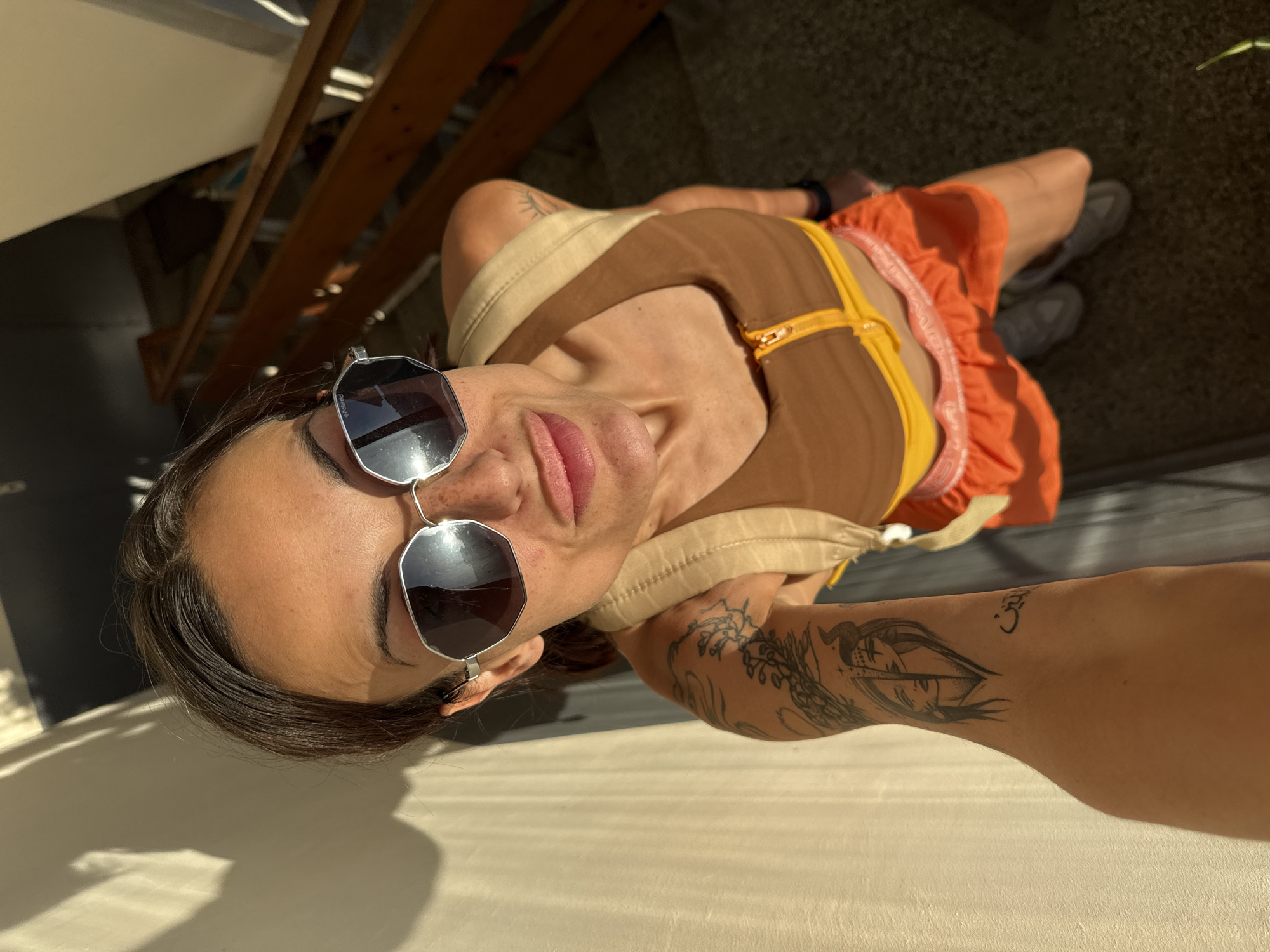 Selfie session around Pleven with multiple outfit changes