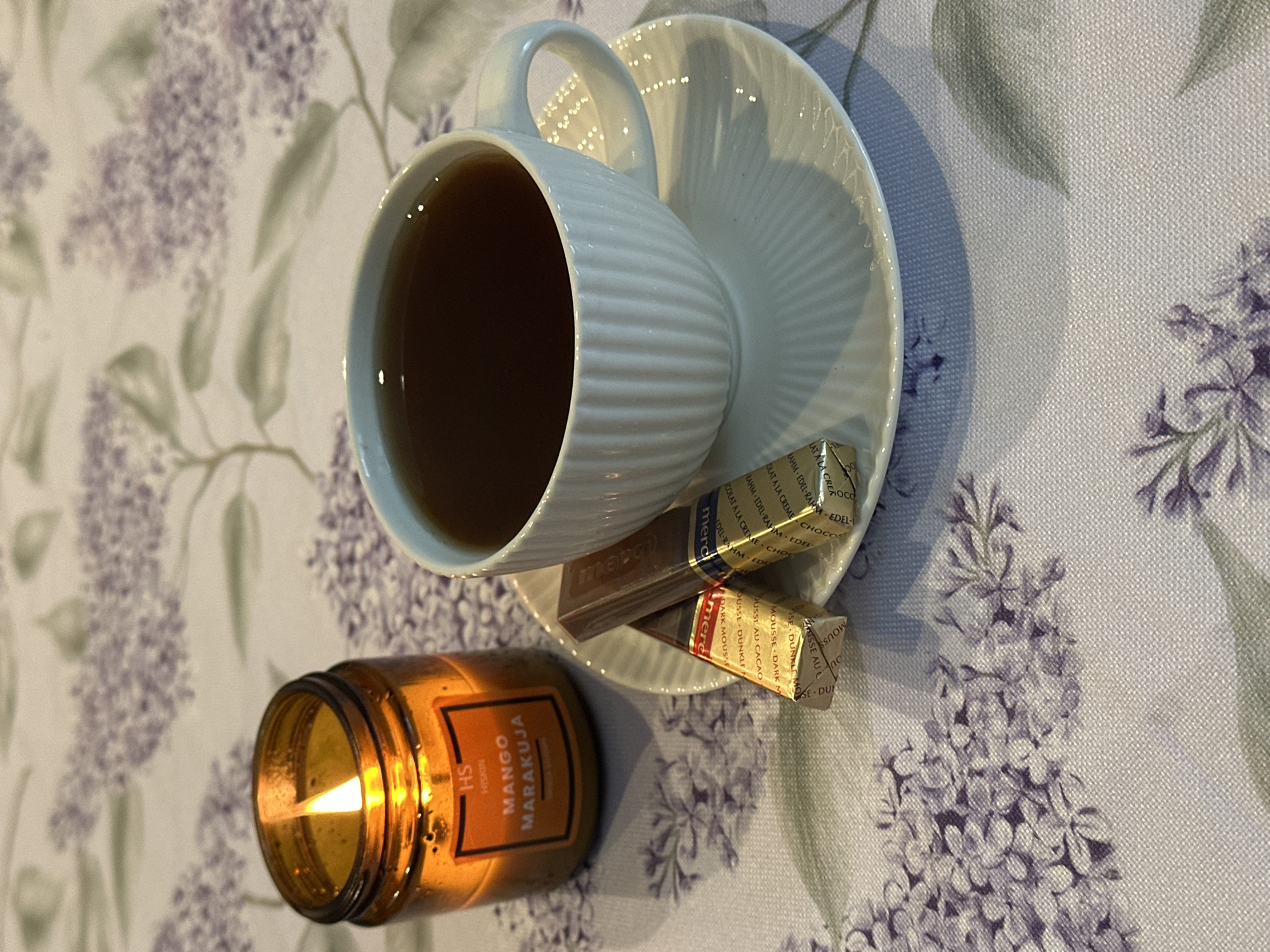 Morning table setting documented in Wisła, Poland