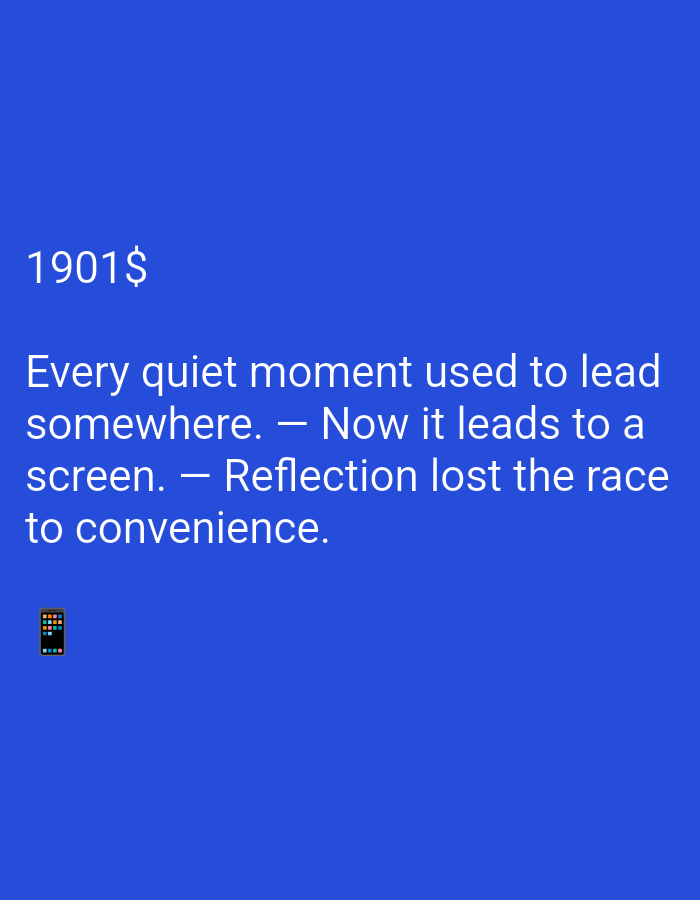 Quote cards on digital distraction alongside quiet urban scenes