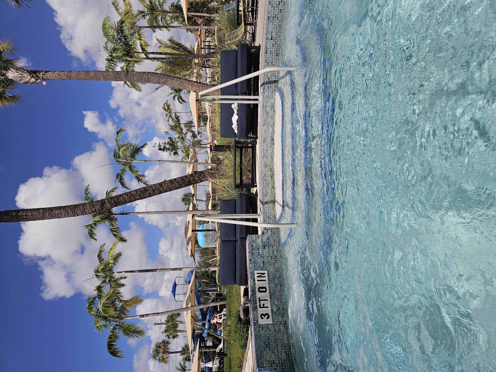 Miami resort visitor documents pool and spa facilities