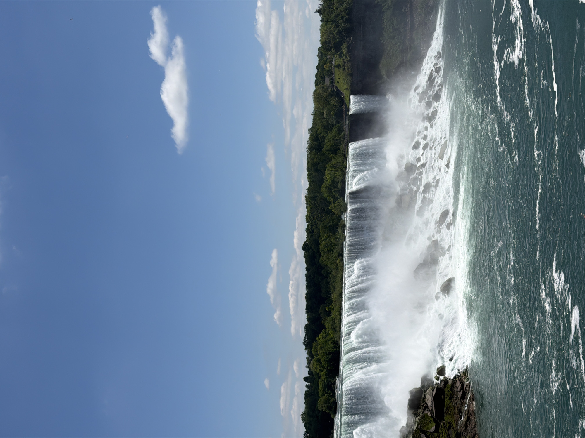 Tourist documents Niagara Falls views and dining experience