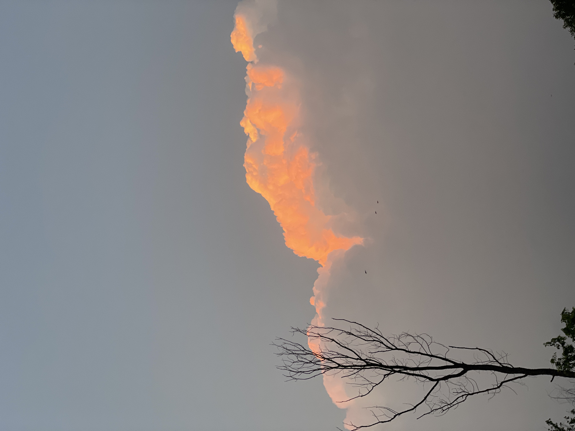 Sunrise or sunset sky documented in Pokhara, Nepal