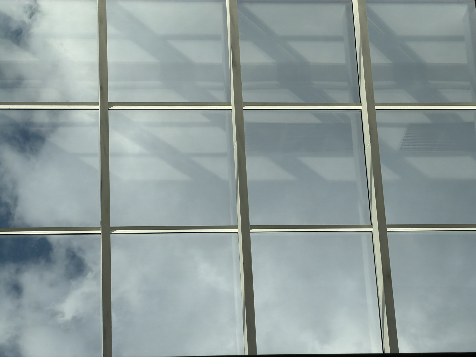 Modern building architecture documented in Moscow atrium