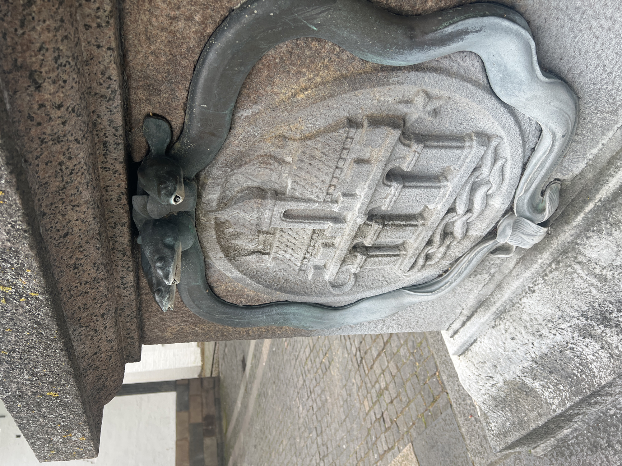 Architectural details documented in historic Aalborg town square