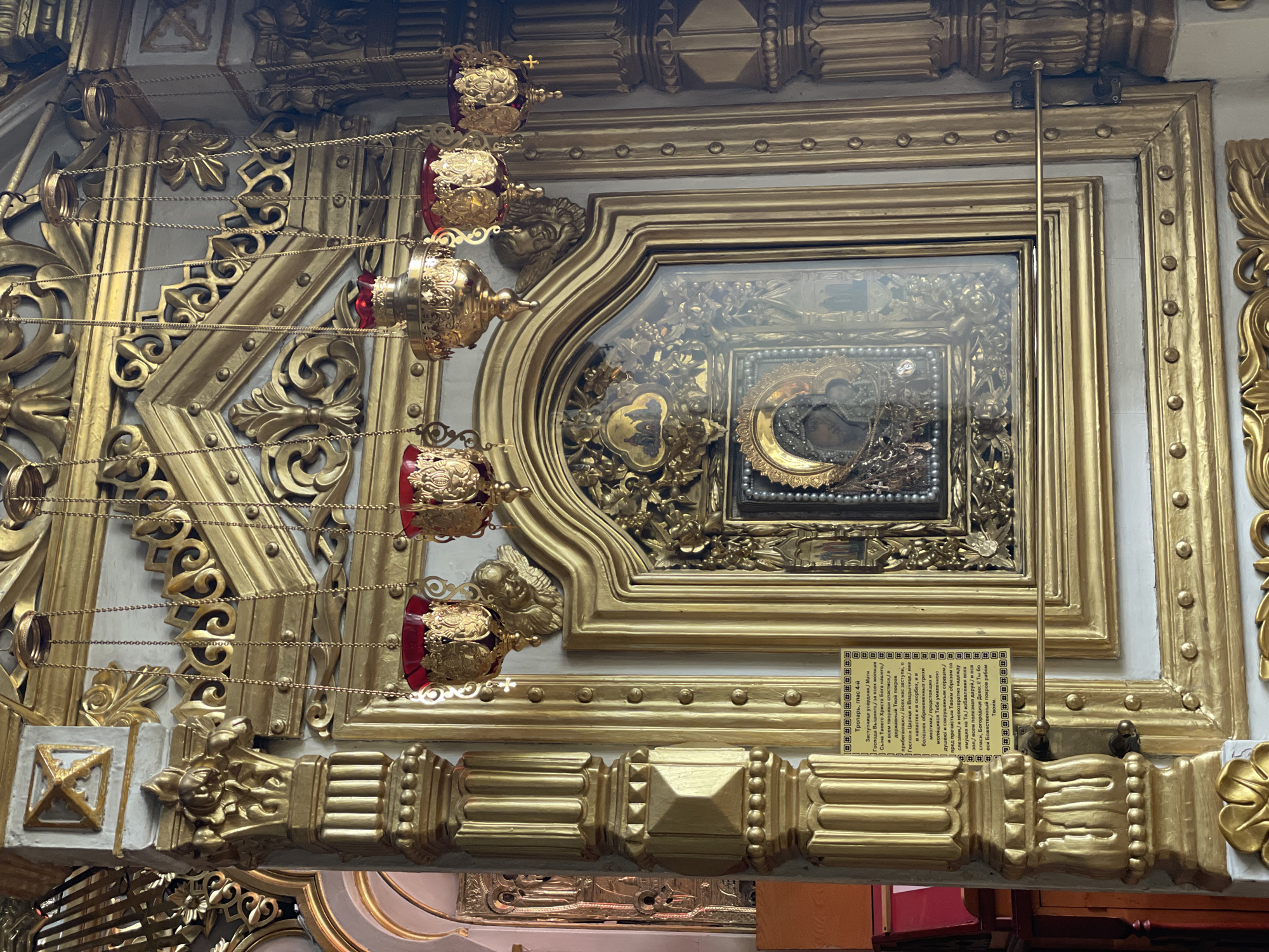 Tourist documents walking tour through historic Kazan churches and streets