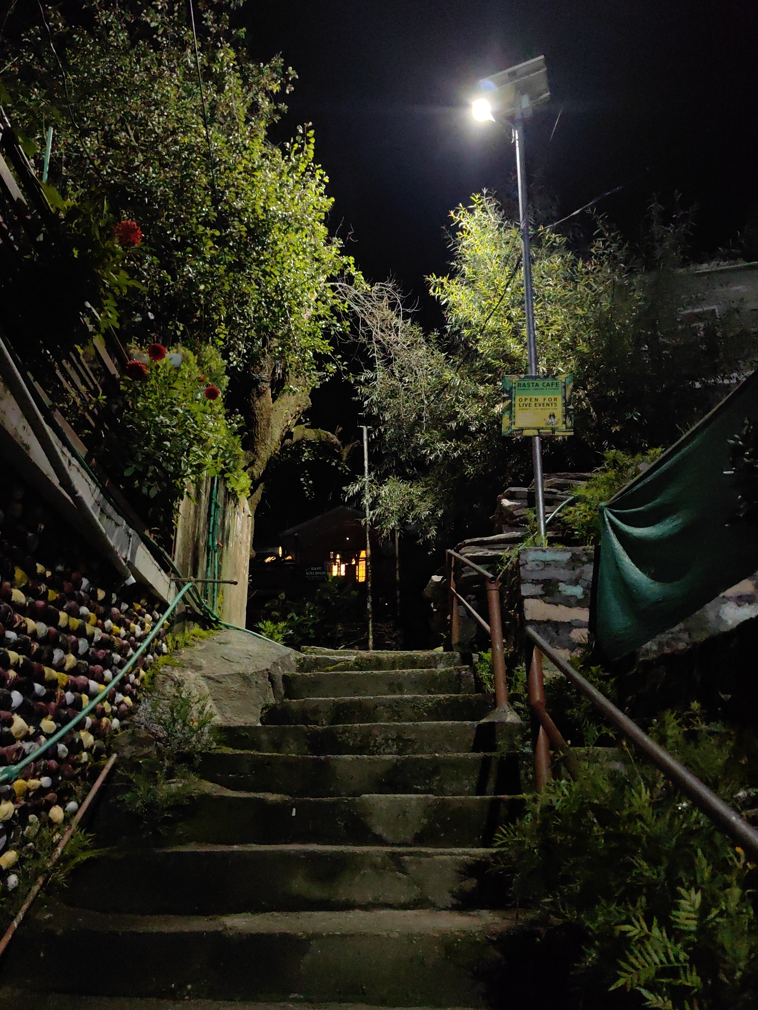 Evening exploration of Vashisht's temple architecture and village lights
