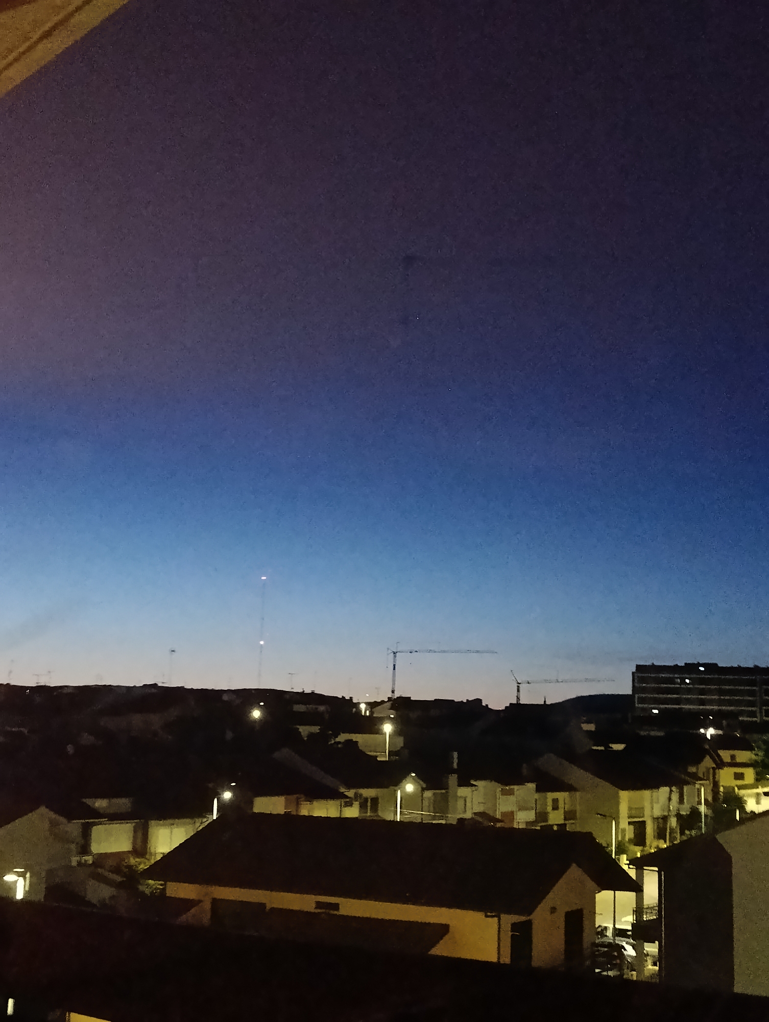 Witness captures urban twilight cityscape scene