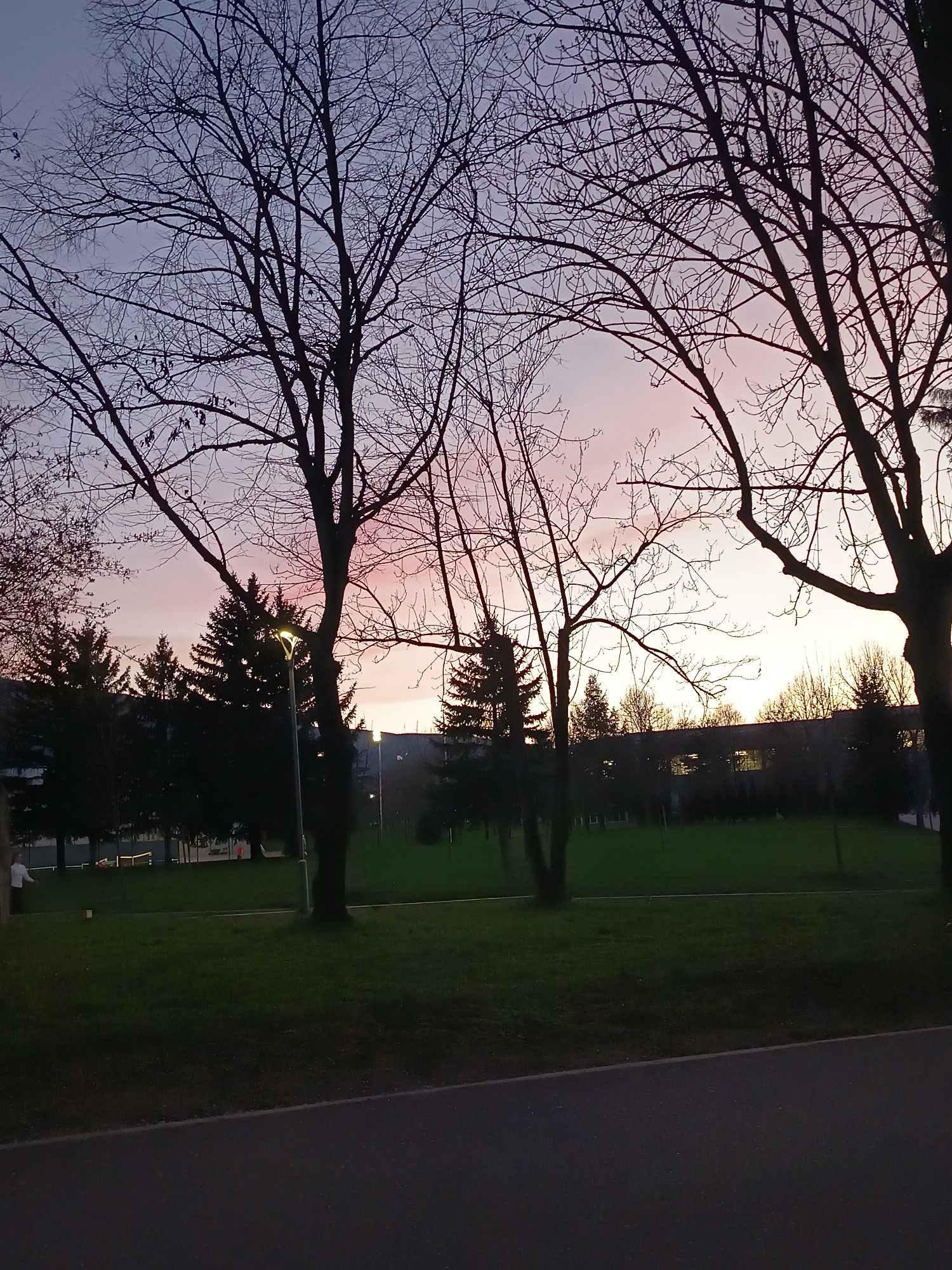Evening scenes documented across Sofia including track, portrait, street