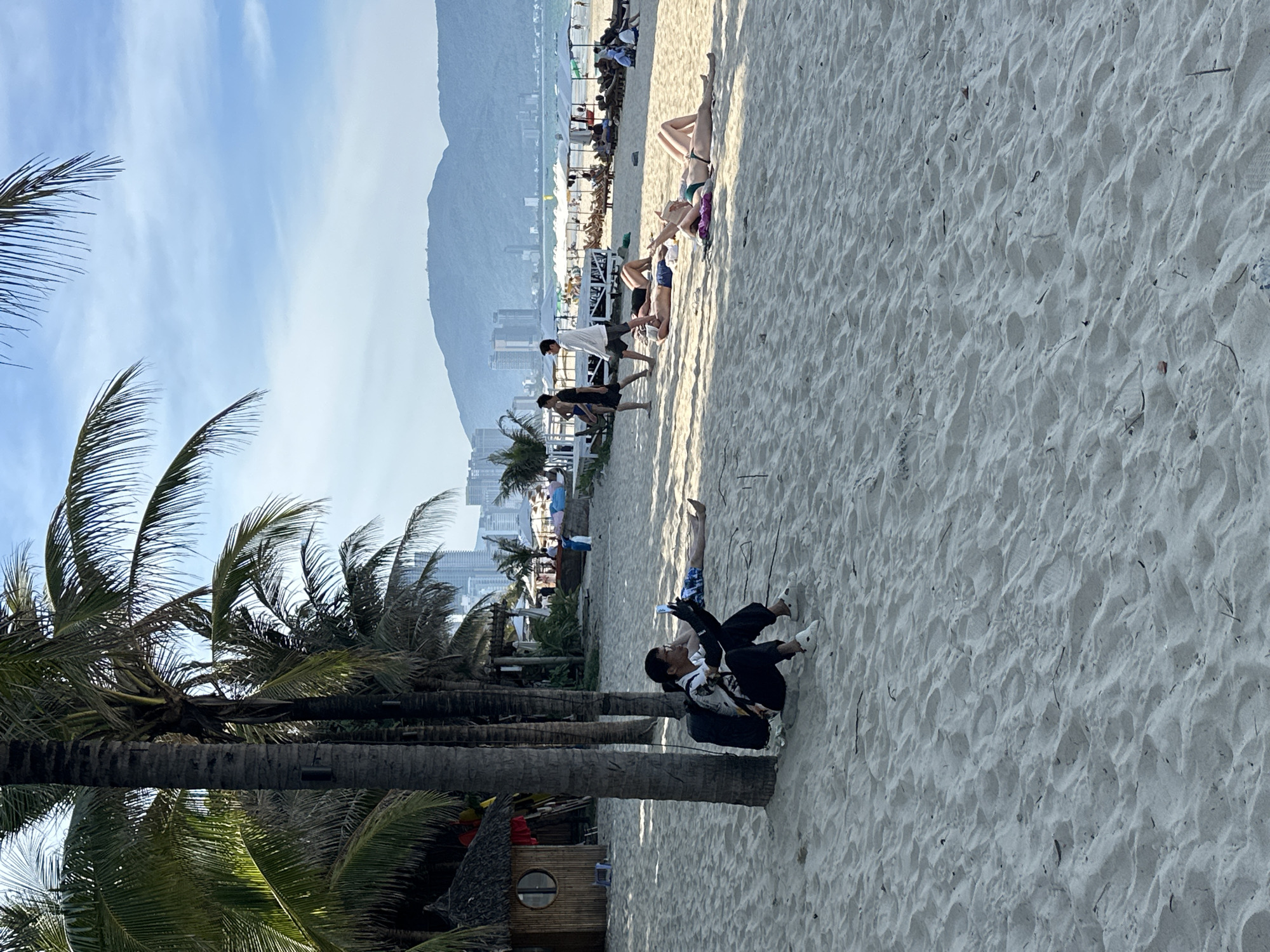 Morning beach activities at My Khe Beach, Đà Nẵng