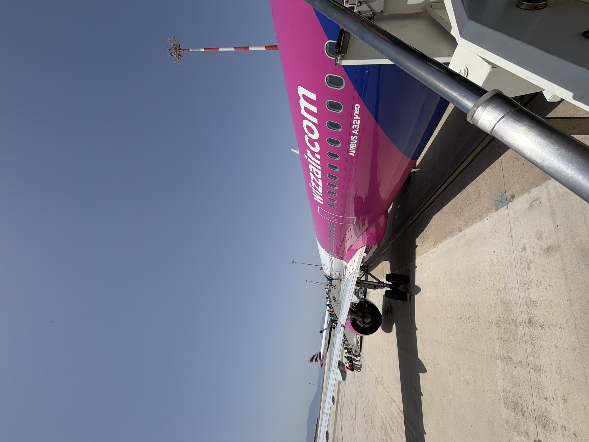 Morning hustle at Palermo Airport, inside and out