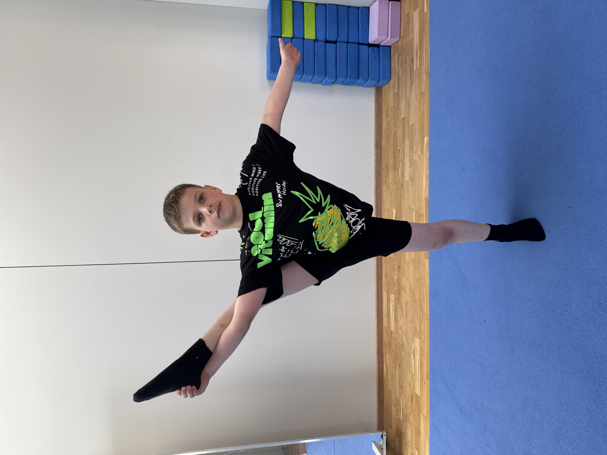 Children's gymnastics class held at Khimki training facility