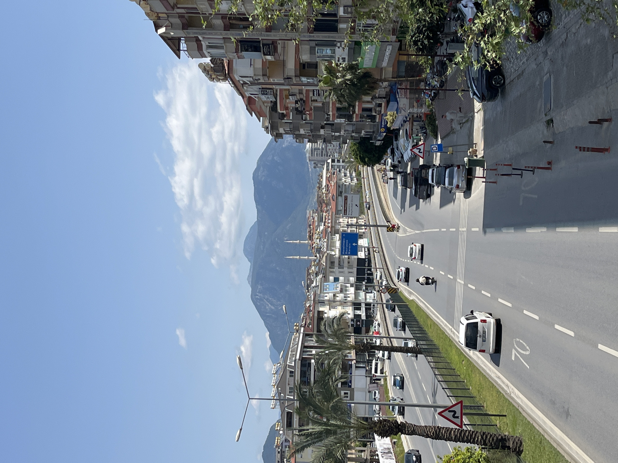 Tourist captures Alanya landmarks and street scenes in Turkey