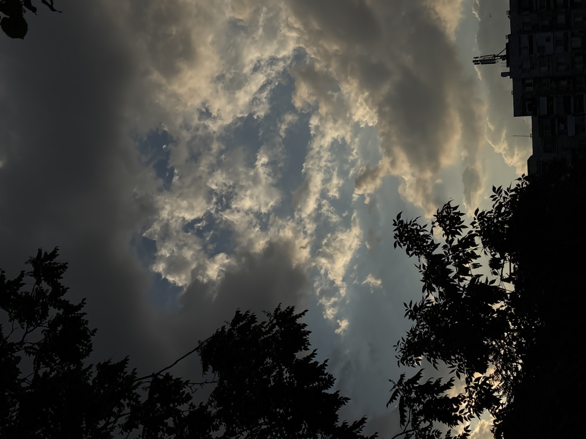 Dramatic sky and sunlight captured in Plovdiv, Bulgaria