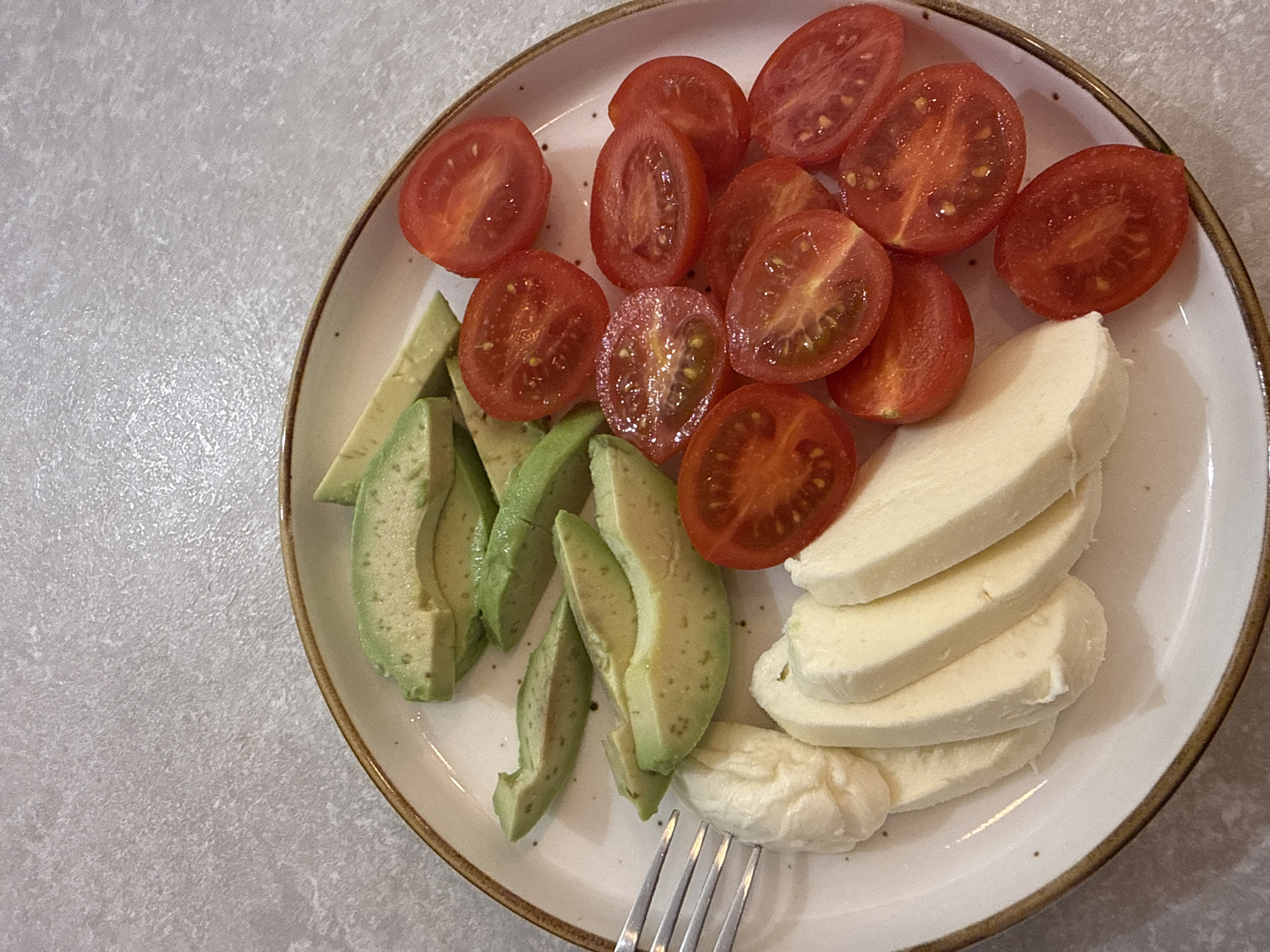 Morning breakfast routine documented in Budva hotel room