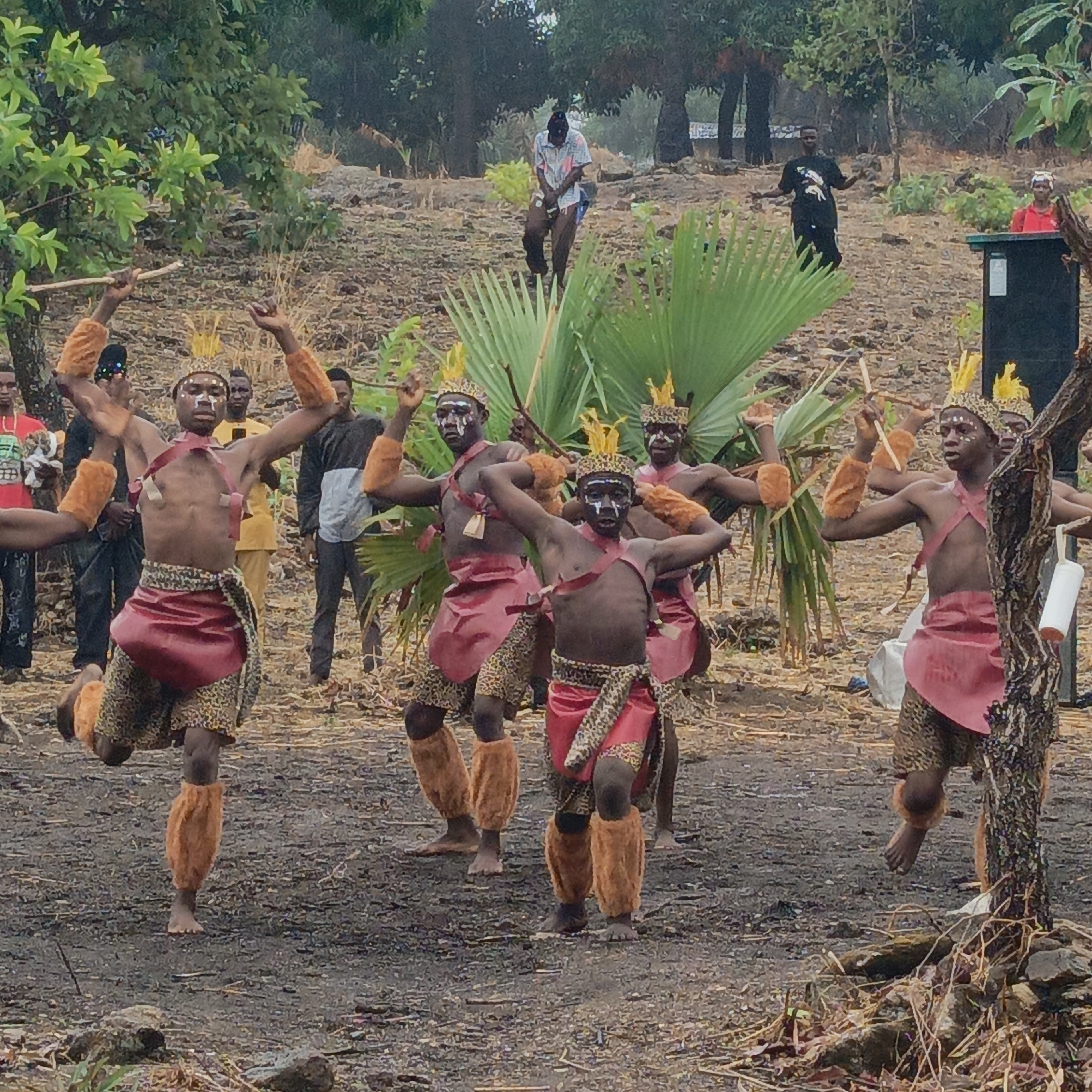 Traditional ceremony with ceremonial dress documented in Boher Nigeria