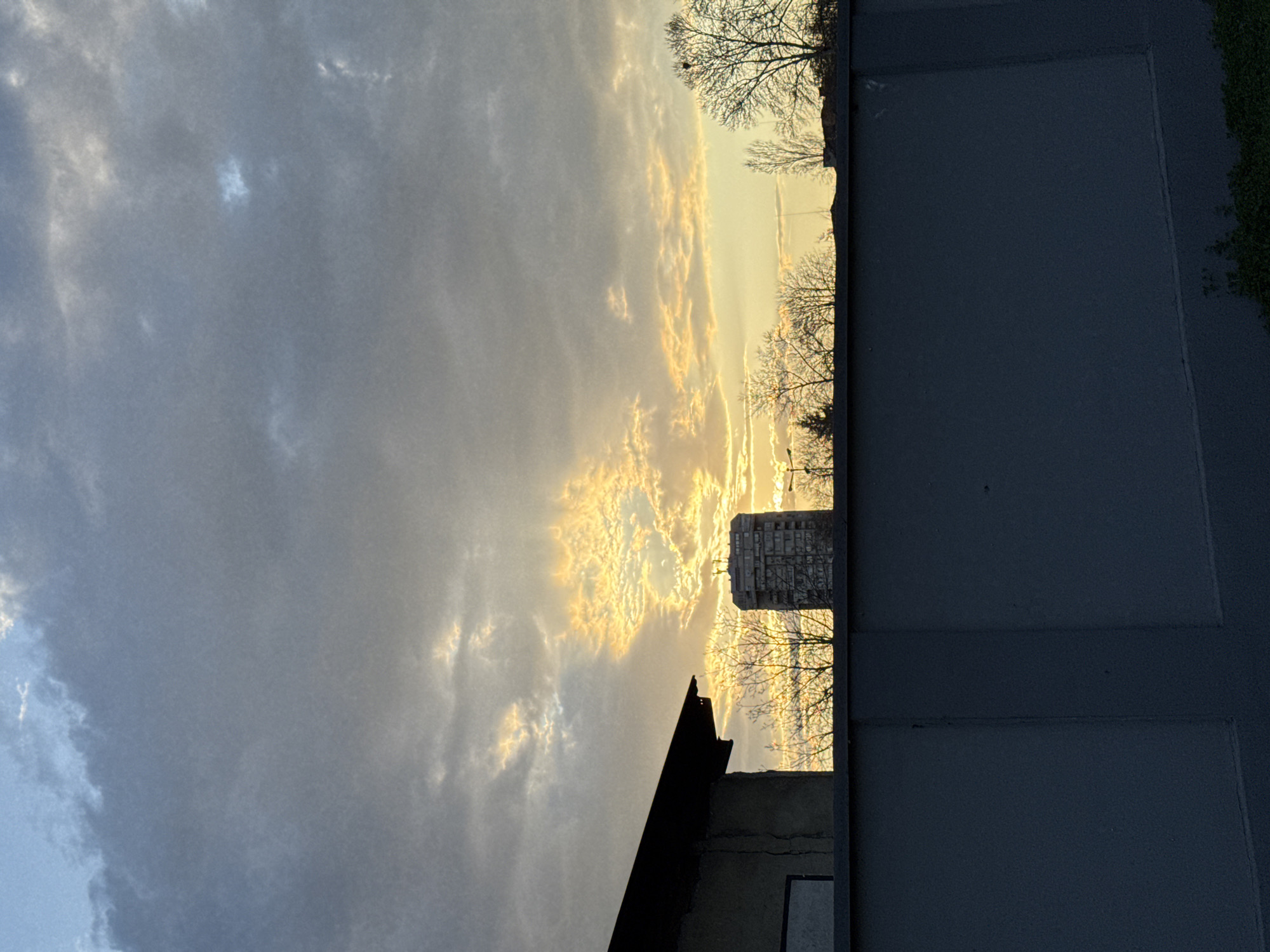 Sunset documented through photos and selfies in Plovdiv, Bulgaria