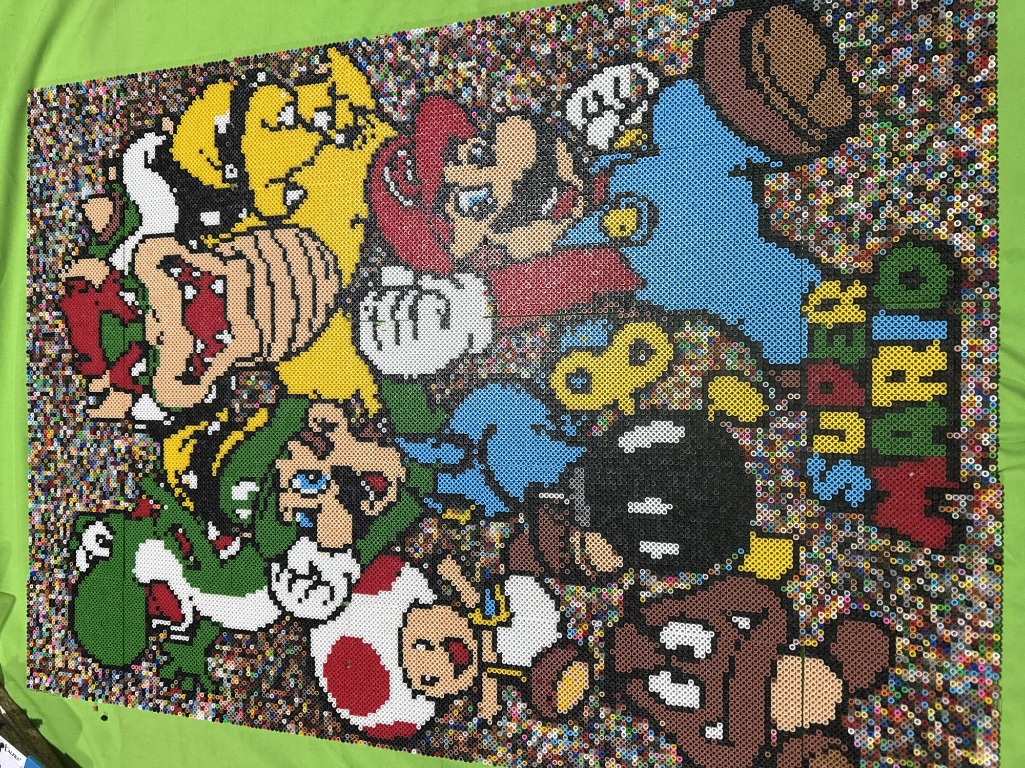 Puebla resident crafts video game pixel art from Perler beads