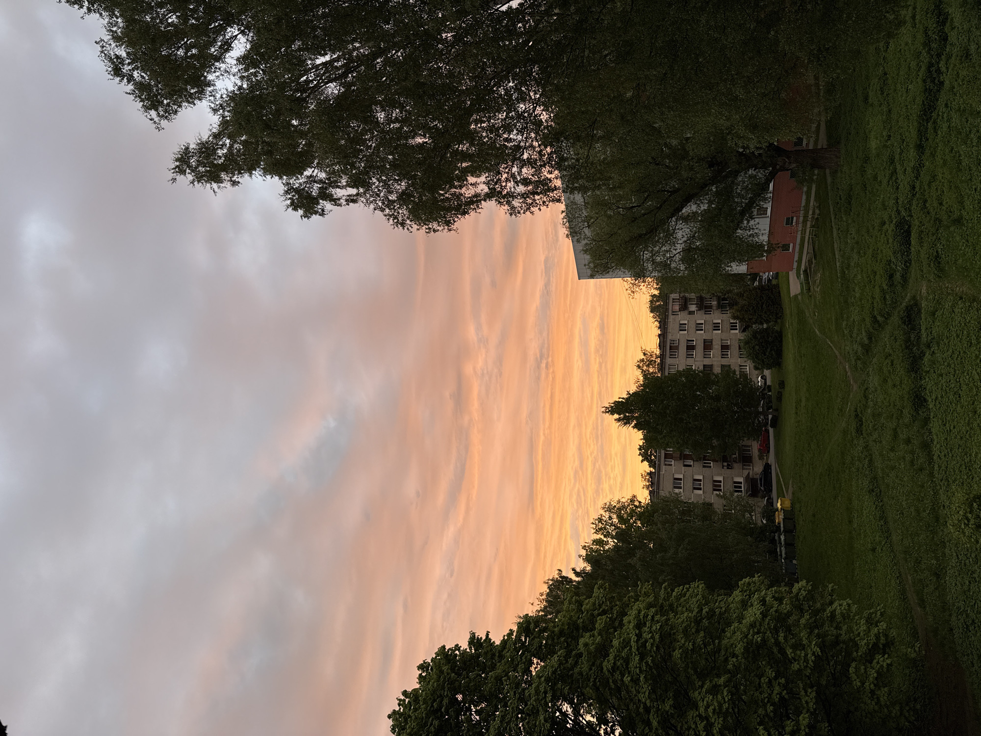 Evening moments captured in Riga: dusk skies and dinner prep