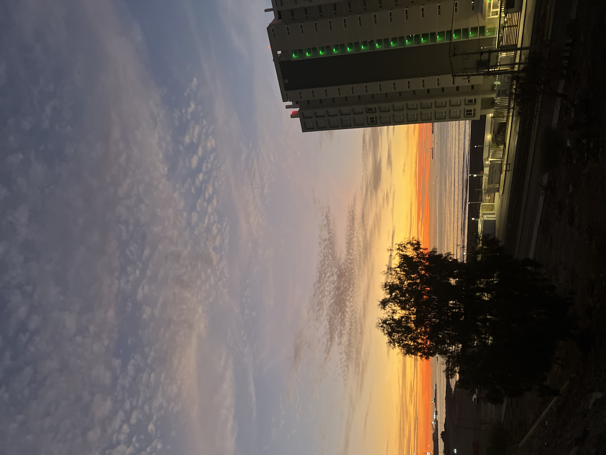 Vibrant sunset documented across Arica, Chile coastal roads
